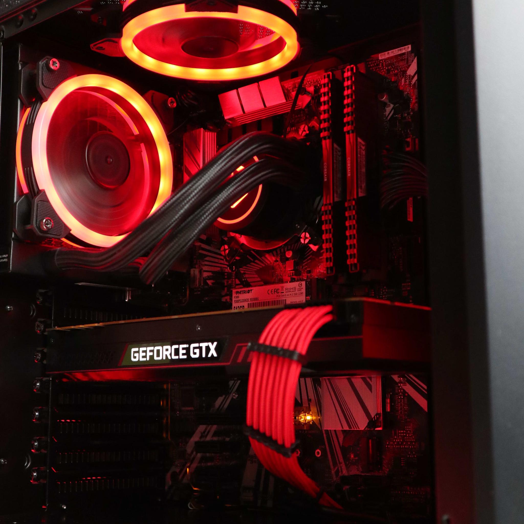 Cherry Bomb | i7 9700K/GTX 1080Ti Gaming PC FREE SHIPPING