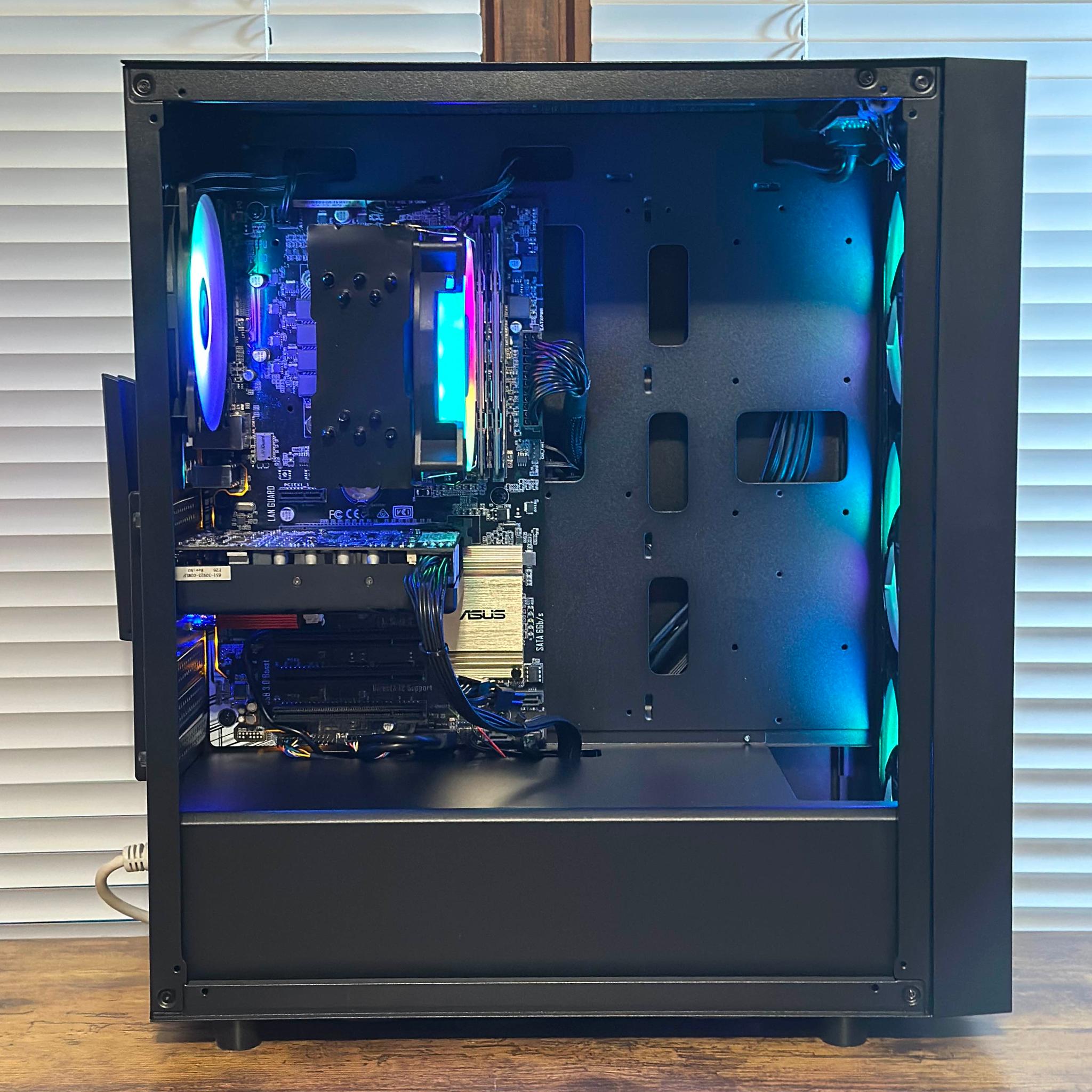 GTX 1660Ti 6GB | Intel i7 7700 | 16GB DDR4 |512GB SSD | Win11 | WIFI | 1080P Gaming PC