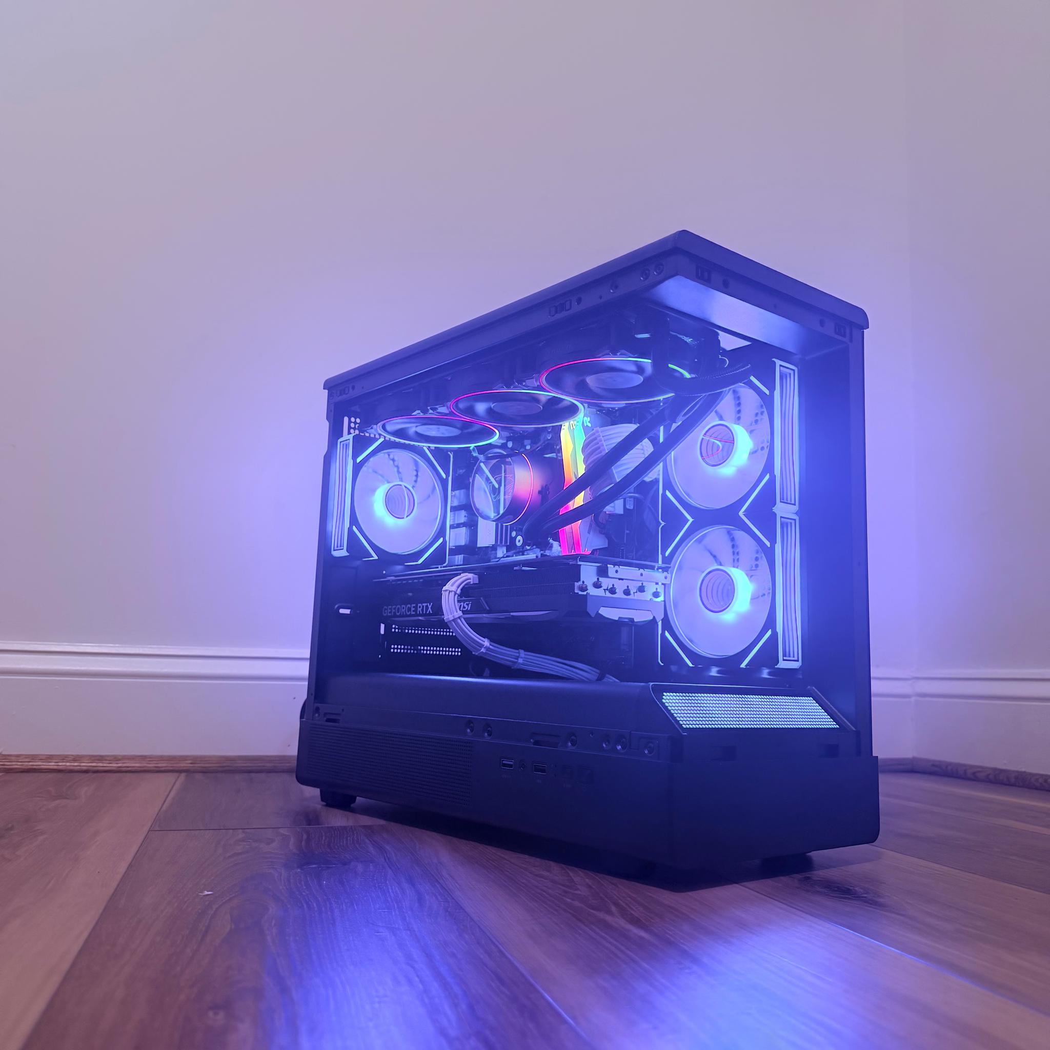 ⚫️"Obsidian Pulse"⚫️| 1440p/4k Gaming | RTX 4070 Ti | Ryzen 7 7700X | 32GB DDR5 | 2TB NVMe SSD