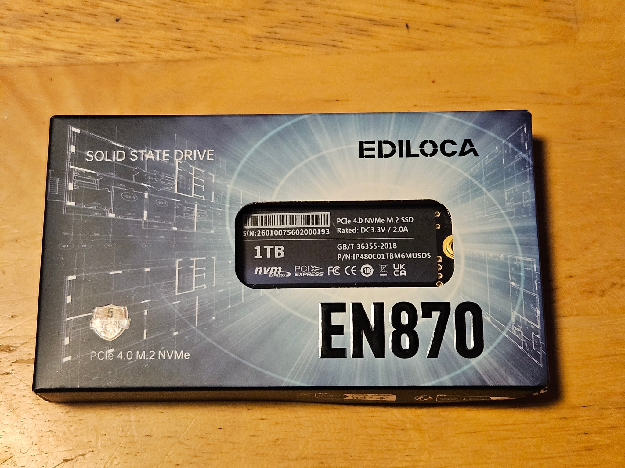 Ediloca EN 870 1TB NVME SSD with Free MVNE Enclosure!