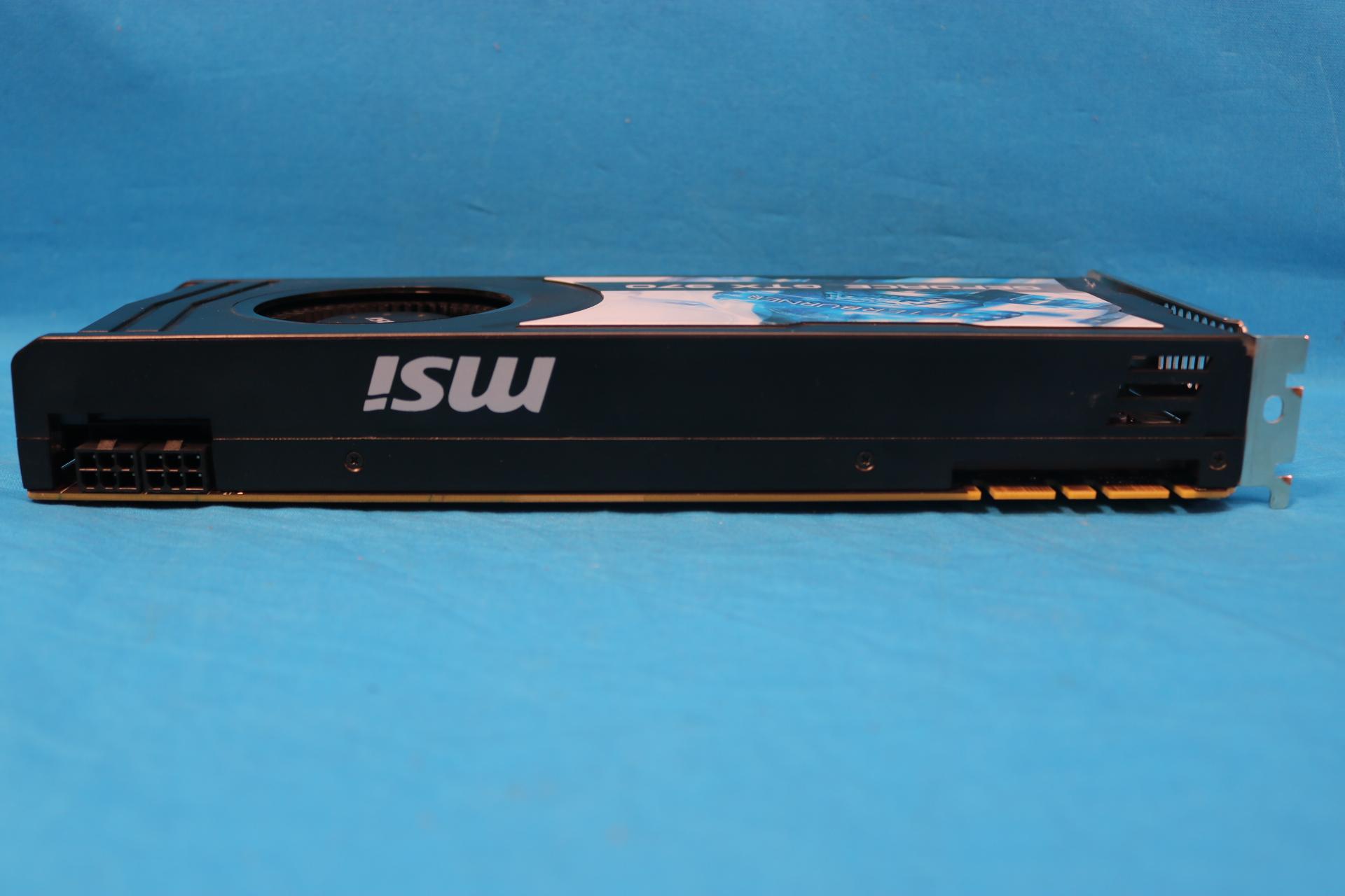 MSI NVIDIA GeForce GTX 970 Afterburner OC 4GB GDDR5 PCIe 3.0 x16 Blower-Style Desktop GPU MS-V317