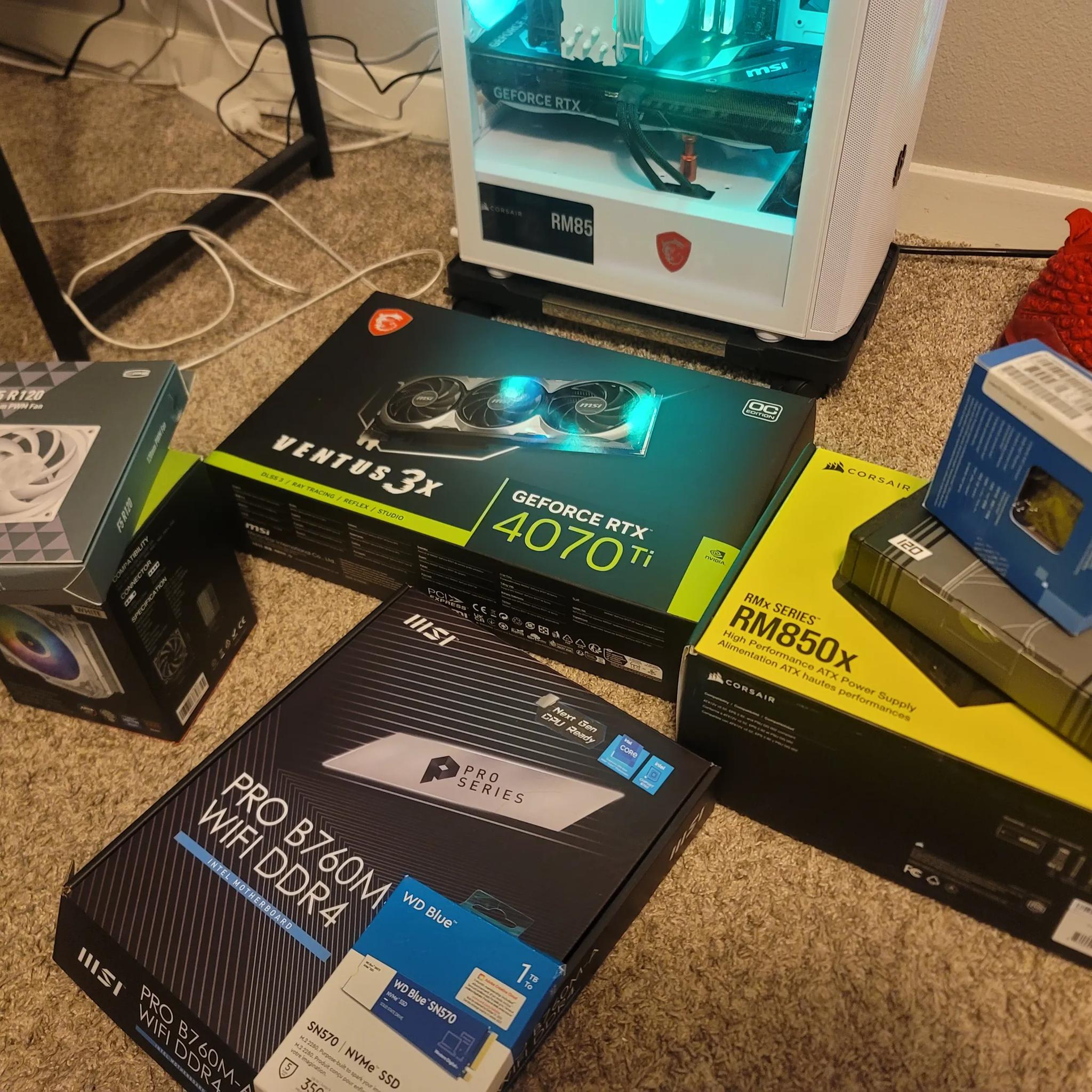 Custom built pc in excellent condition