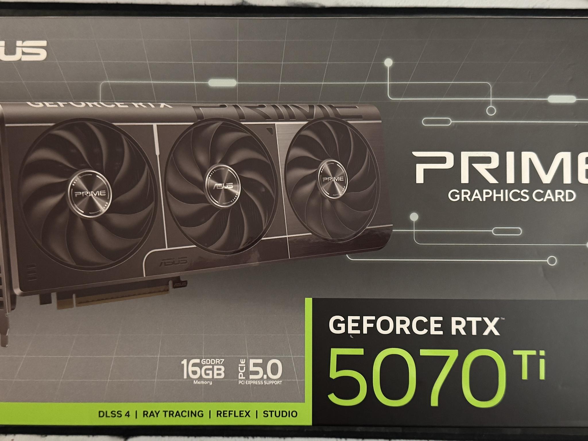 ASUS PRIME GeForce RTX 5070 Ti 16GB GDDR7