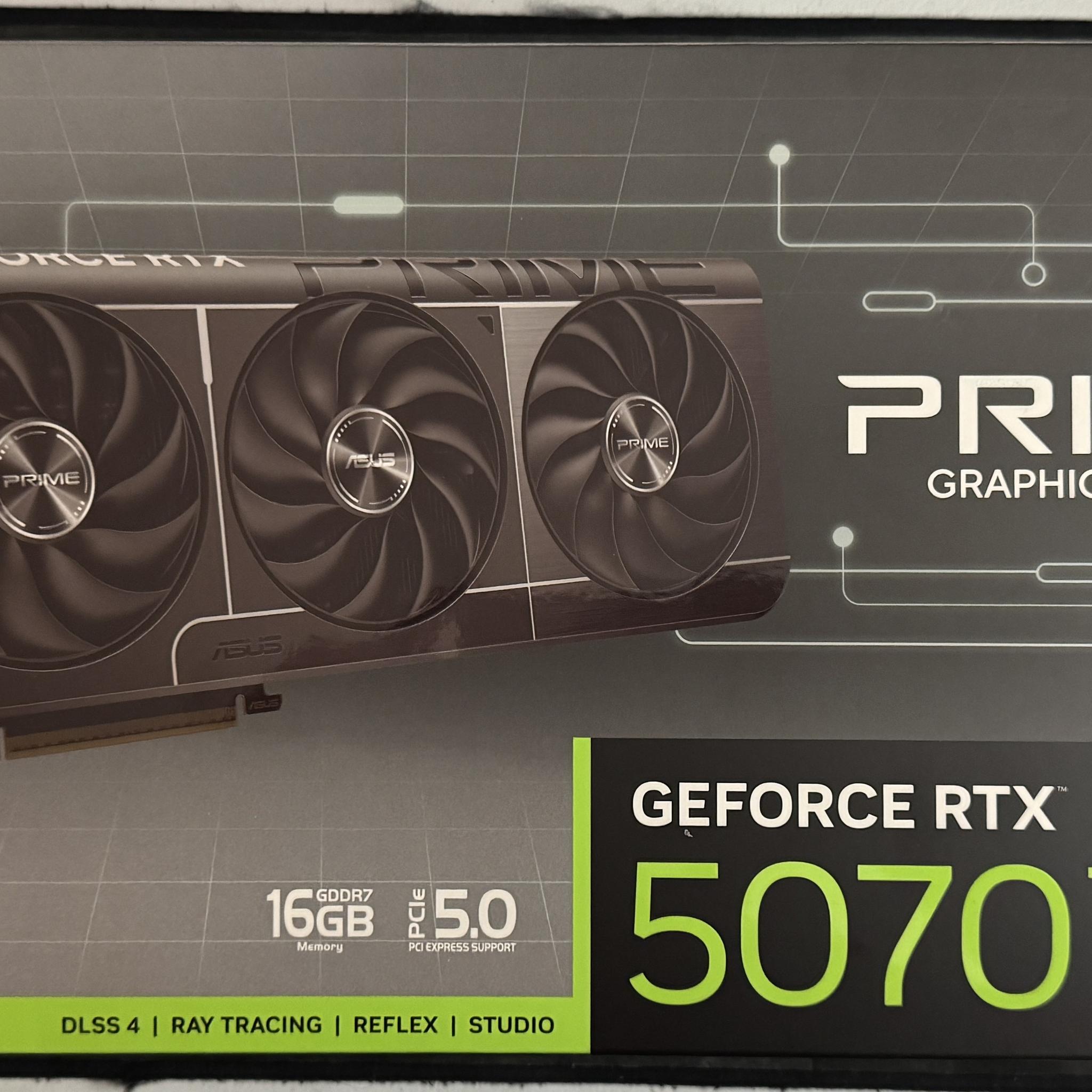 ASUS PRIME GeForce RTX 5070 Ti 16GB GDDR7
