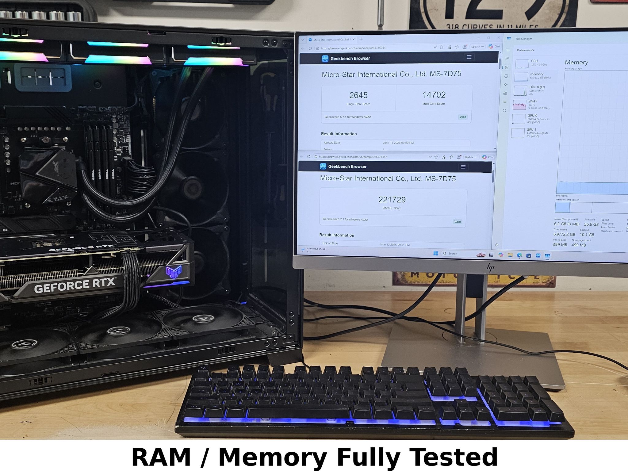 32GB DDR5 (2X16GB) 552 CL36 6000MT/s G.Skill RipJaws S5