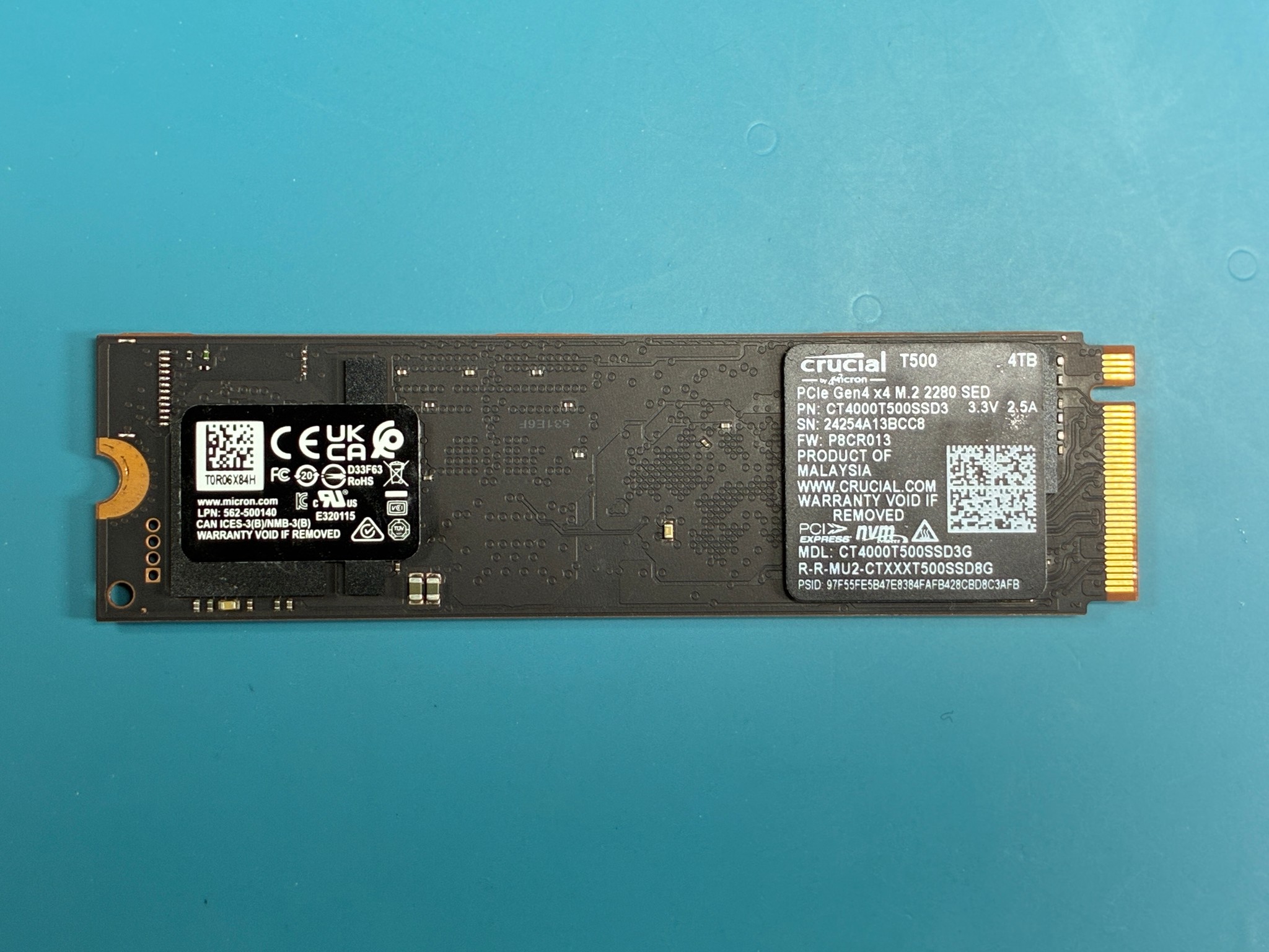 Crucial T500 M.2 2280 4TB (SSD)