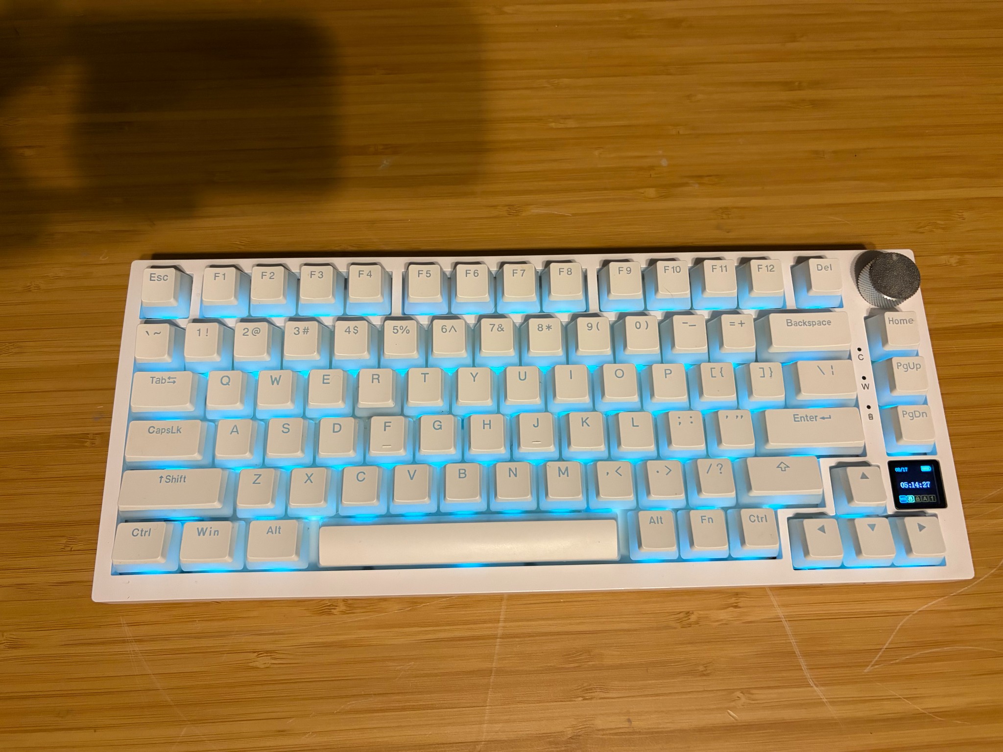 EPOMAKER Ajazz AK820 Pro 75% Wireless Mechanical Keyboard with TFT Smart Display&Knob