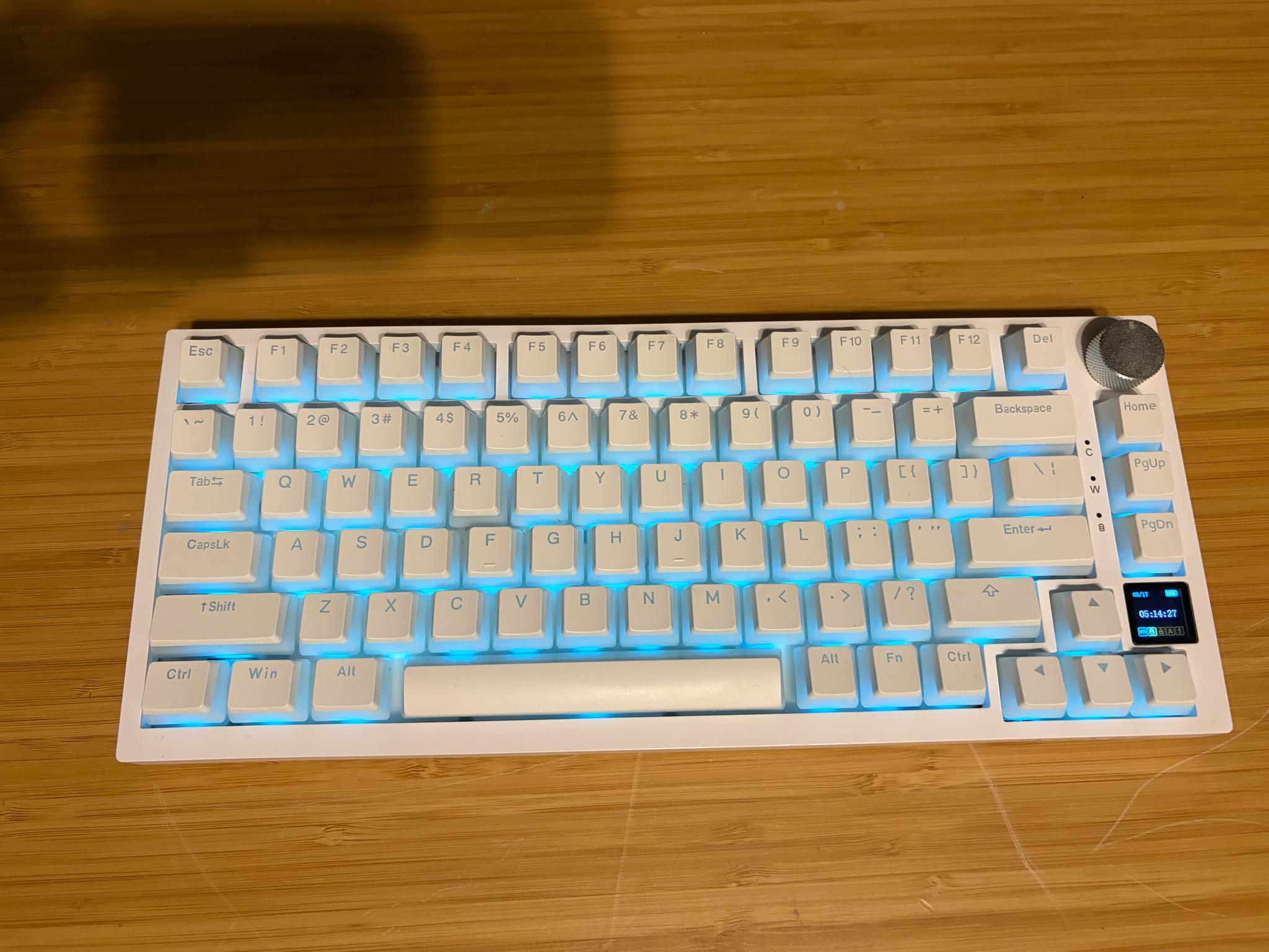EPOMAKER Ajazz AK820 Pro 75% Wireless Mechanical Keyboard with TFT Smart Display&Knob