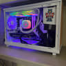 🧊 White RGB Gaming PC — Ryzen 5 7600X + RTX 5060 Ti 16GB + 32GB DDR5 + 1TB M.2 SSD + 256GB SATA SSD