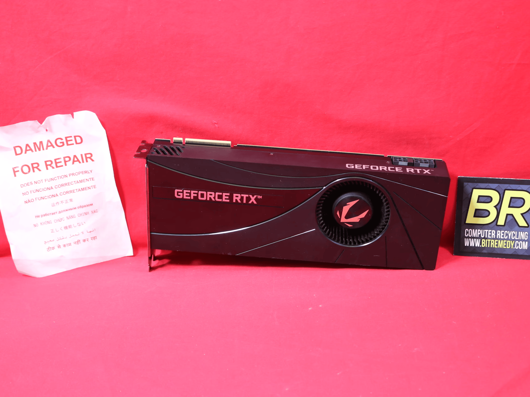 *AS IS/FOR REPAIR* Zotac Gaming GeForce RTX 2080 SUPER Blower 8GB GDDR6 Desktop GPU ZT-T20820A-10B