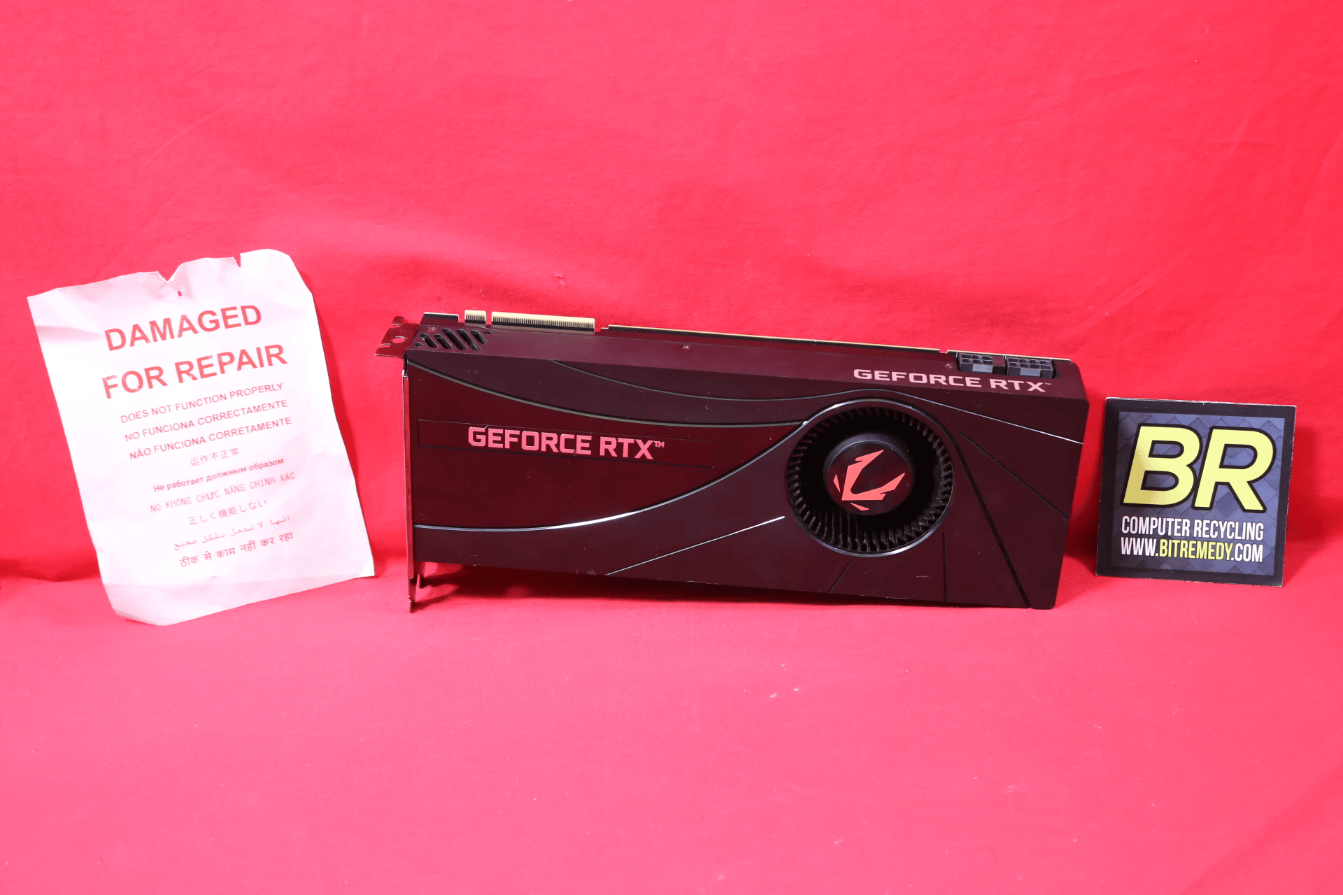 *AS IS/FOR REPAIR* Zotac Gaming GeForce RTX 2080 SUPER Blower 8GB GDDR6 Desktop GPU ZT-T20820A-10B