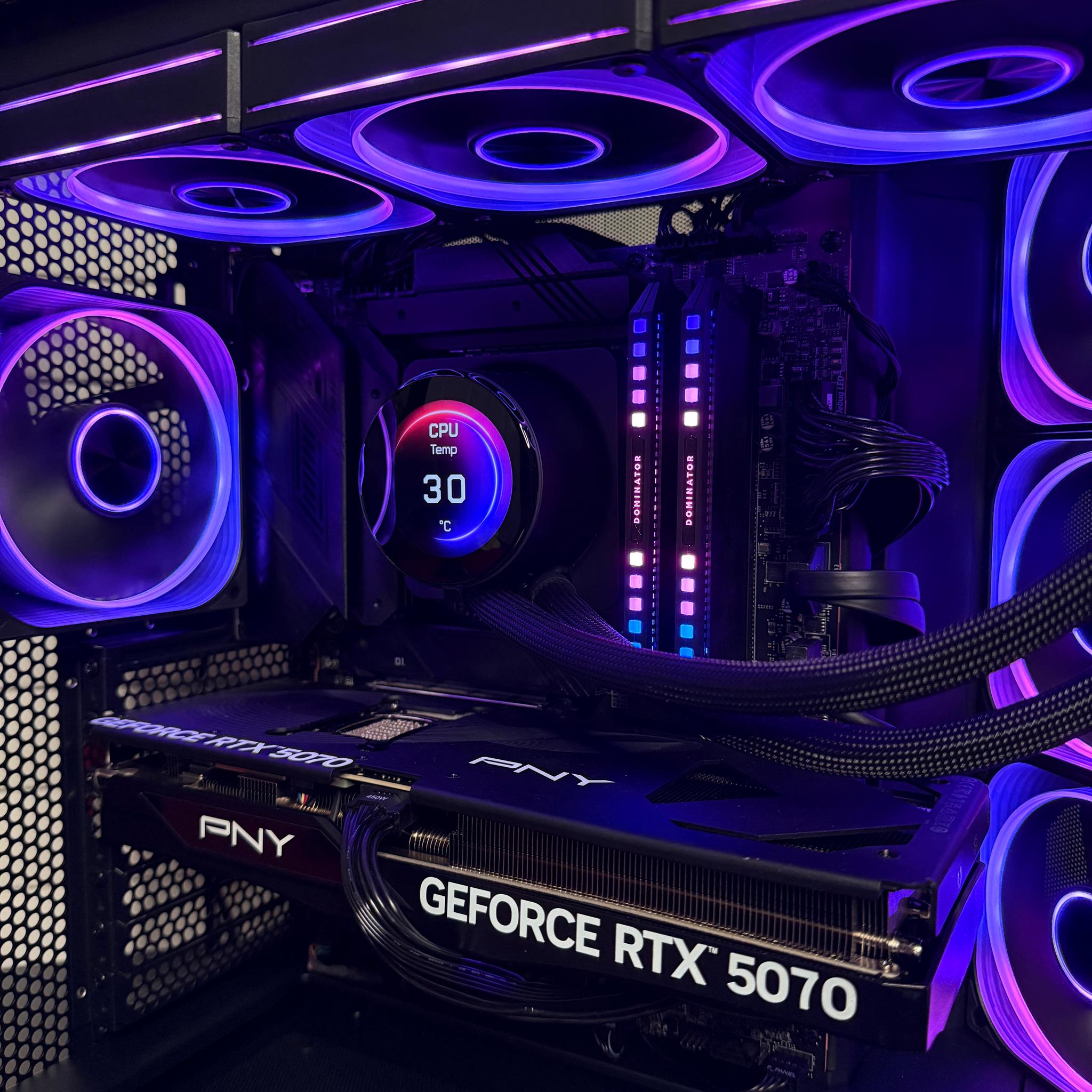 ✨💜 AORURA | RTX 5070 + i9-14900KF | 32GB RAM | 2TB Gen4 NVMe — Ultra High-End Gaming PC