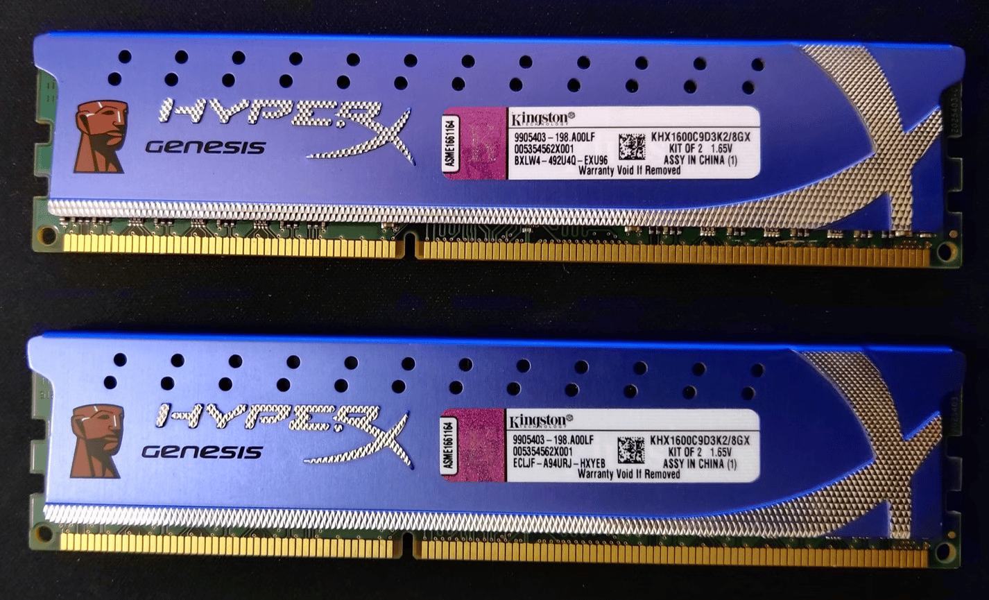 HyperX Genesis 8GB(2x4GB) DDR3 1600MHz CL9 RAM