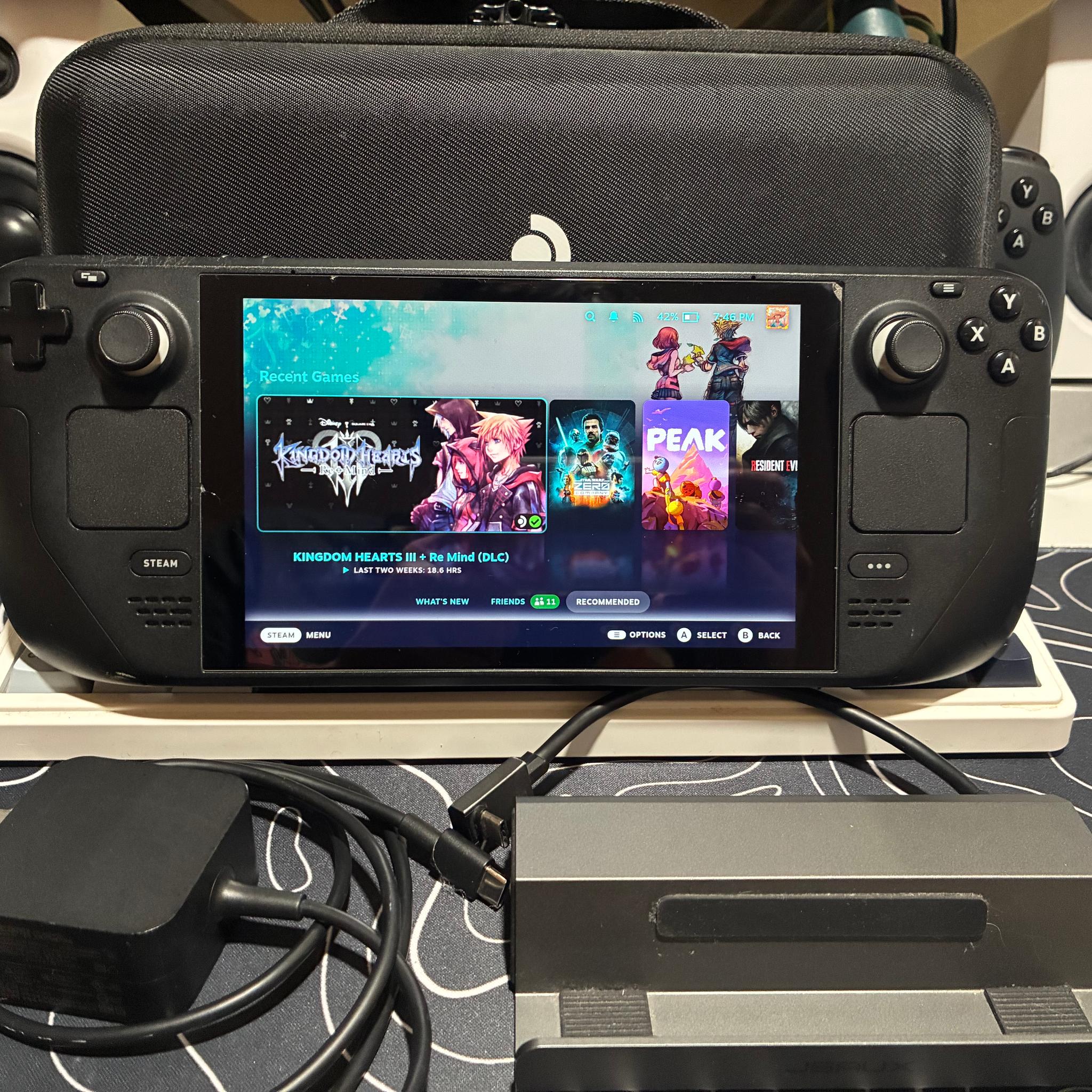 Steam Deck LCD 2TB w Jsaux dock