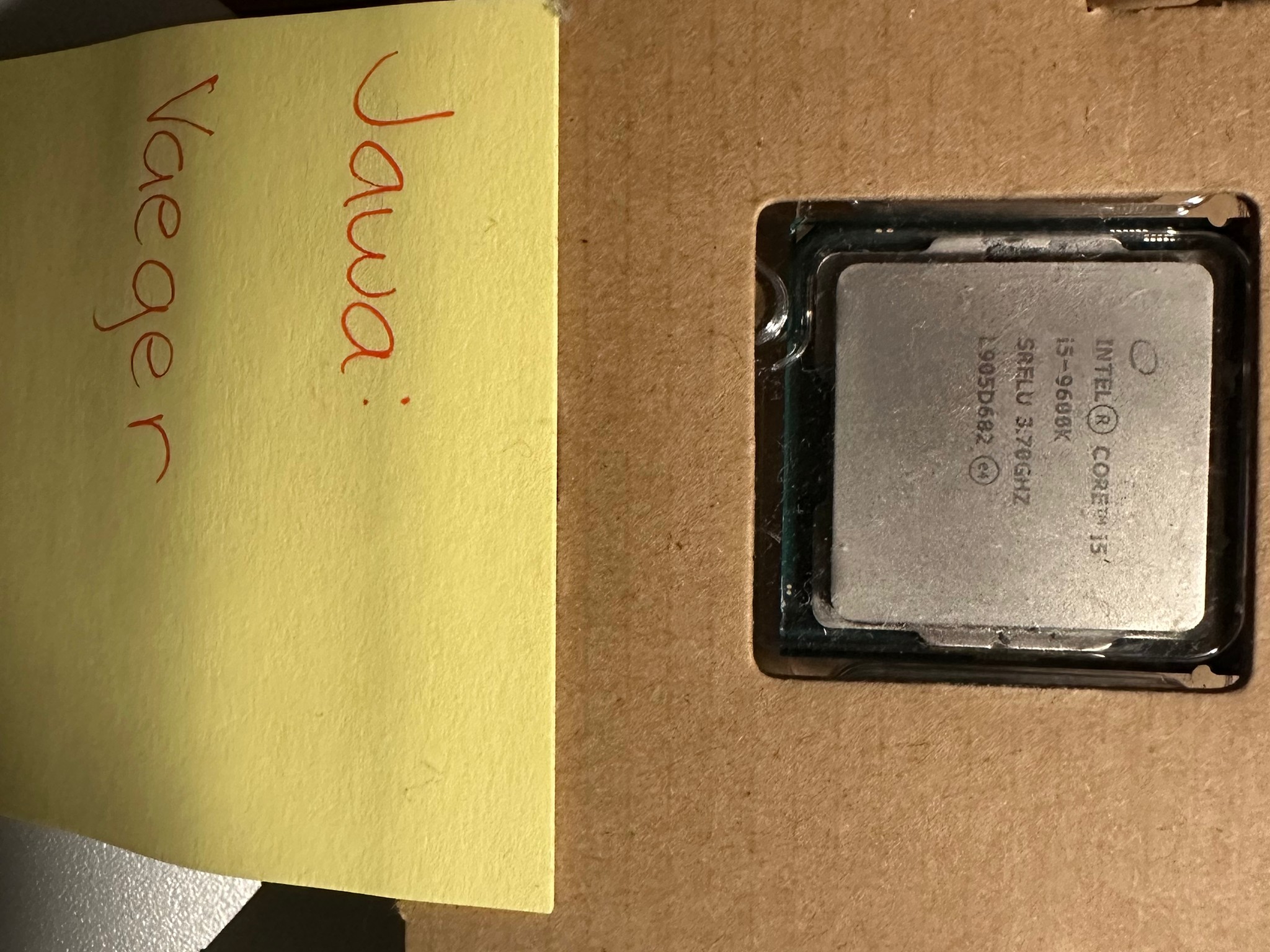 Used Intel Core i5-9600K