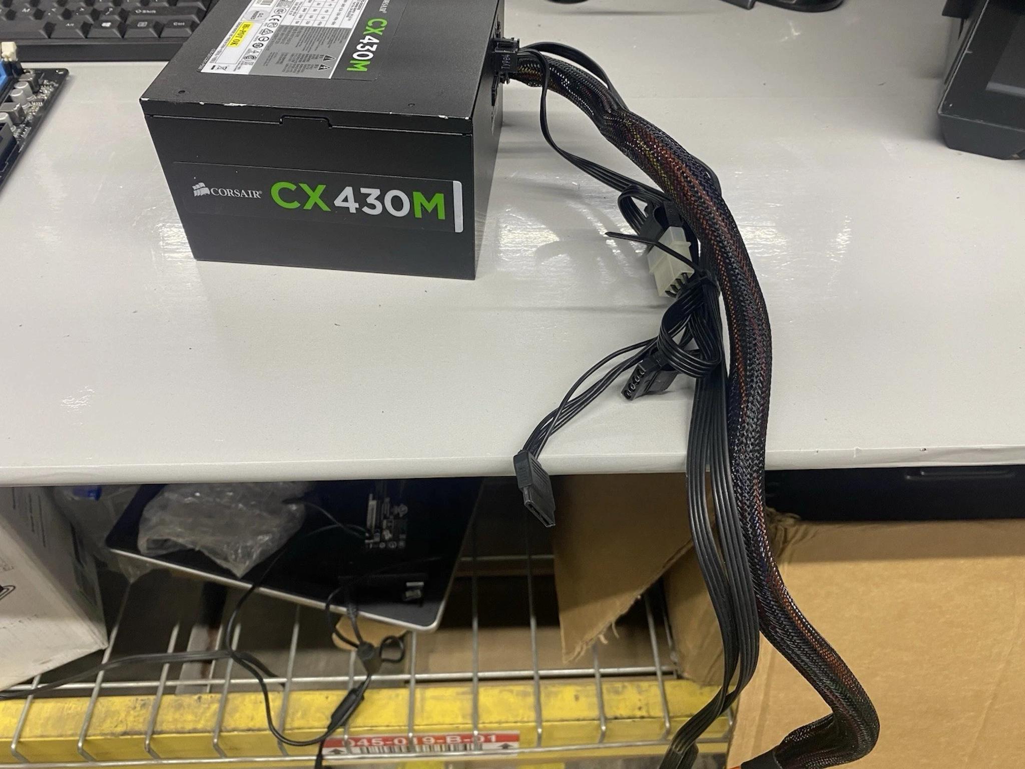 Corsair CX430M 430W 80+ Bronze Semi-Modular PSU No PCIe Cable