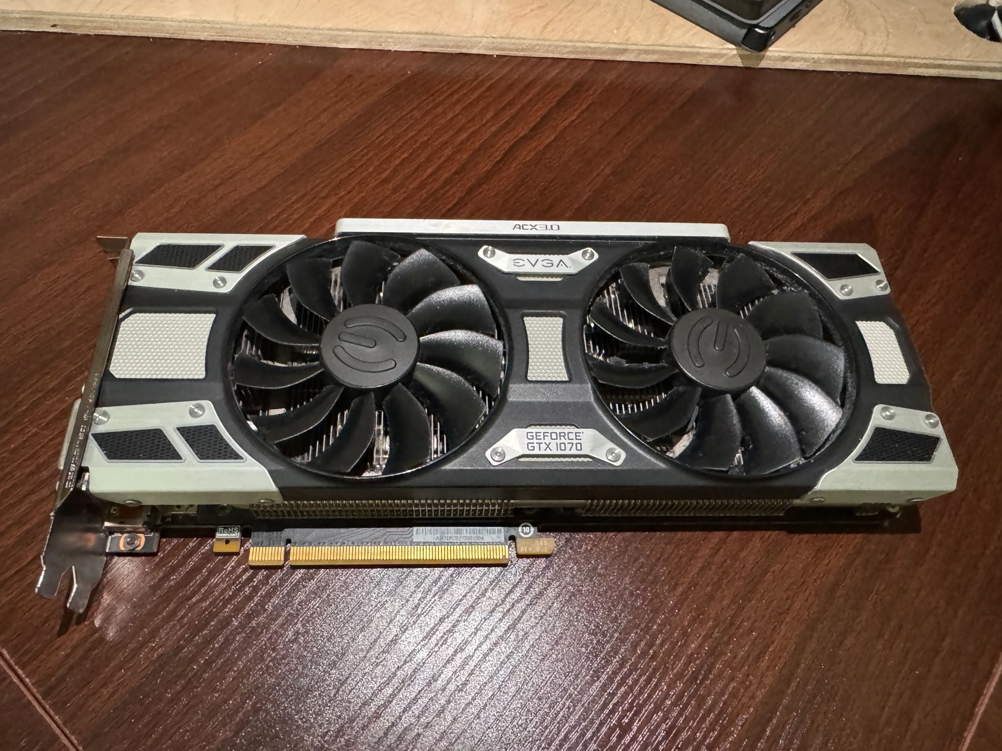 EVGA GTX 1070 Superclock - 8GB with ACX3.0 cooler