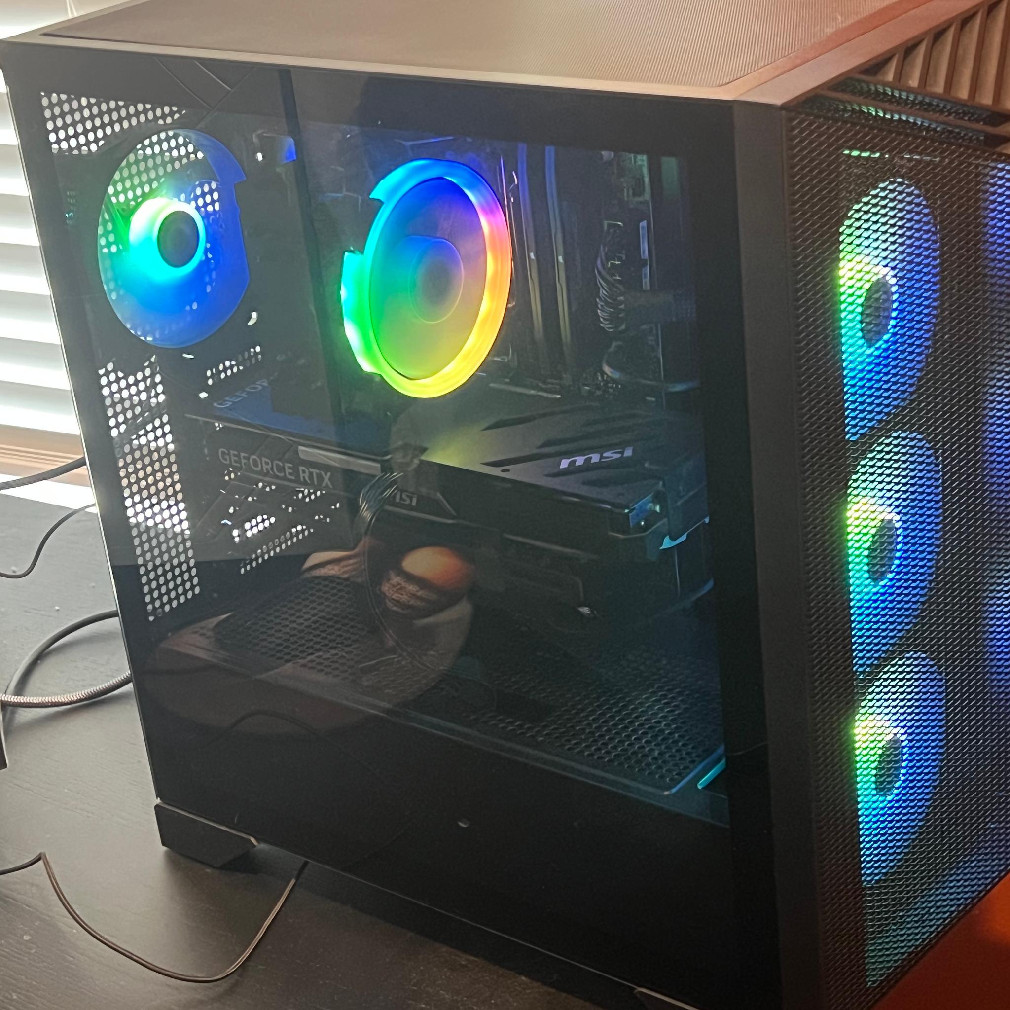 NVIDIA GeForce RTX 4070 Custom Gaming PC used 4 times