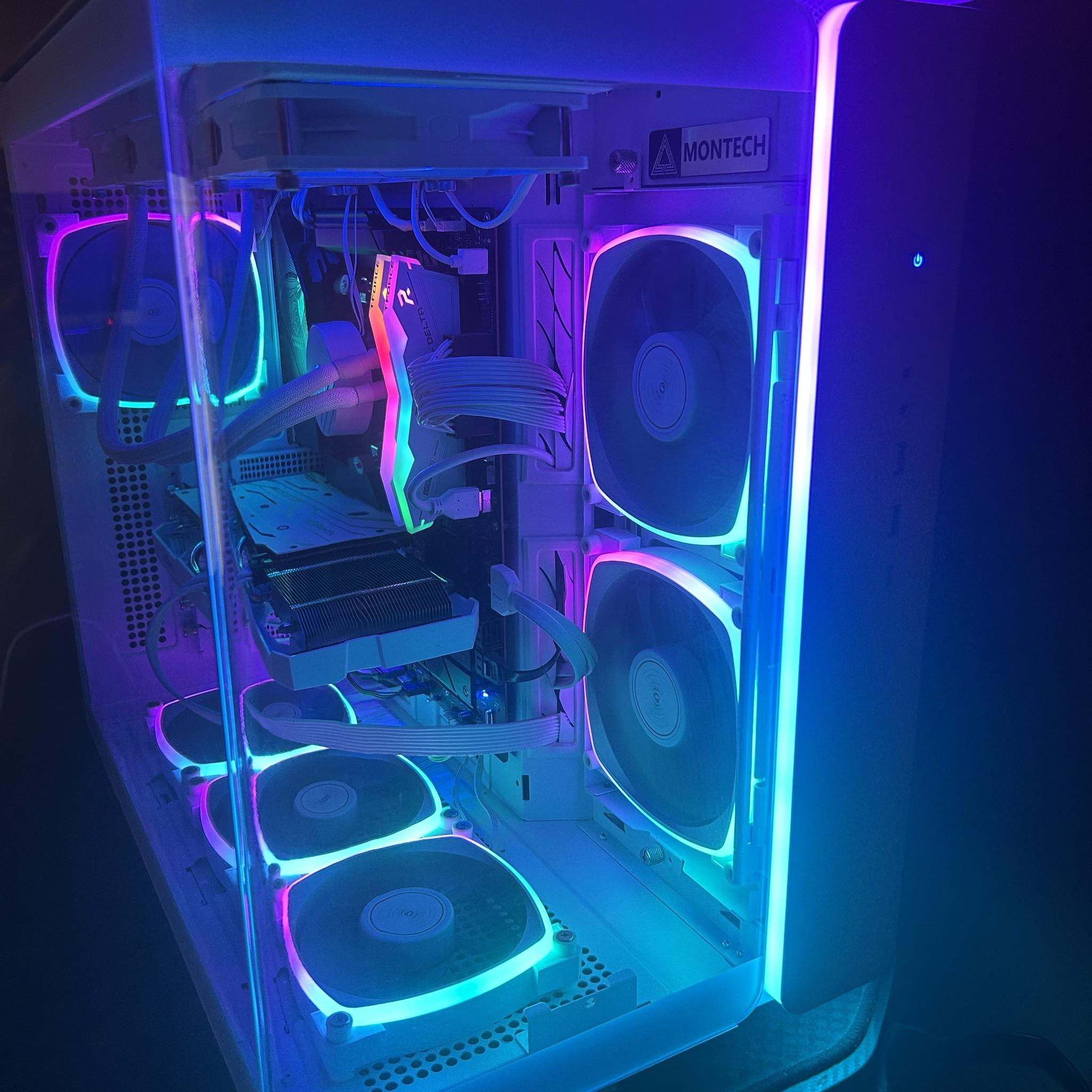 Custom Gaming PC Radeon RX 6600, 64GB DDR5 Ram, 1TB SSD, 8 TB HDD,  Ryzen 5 8600G