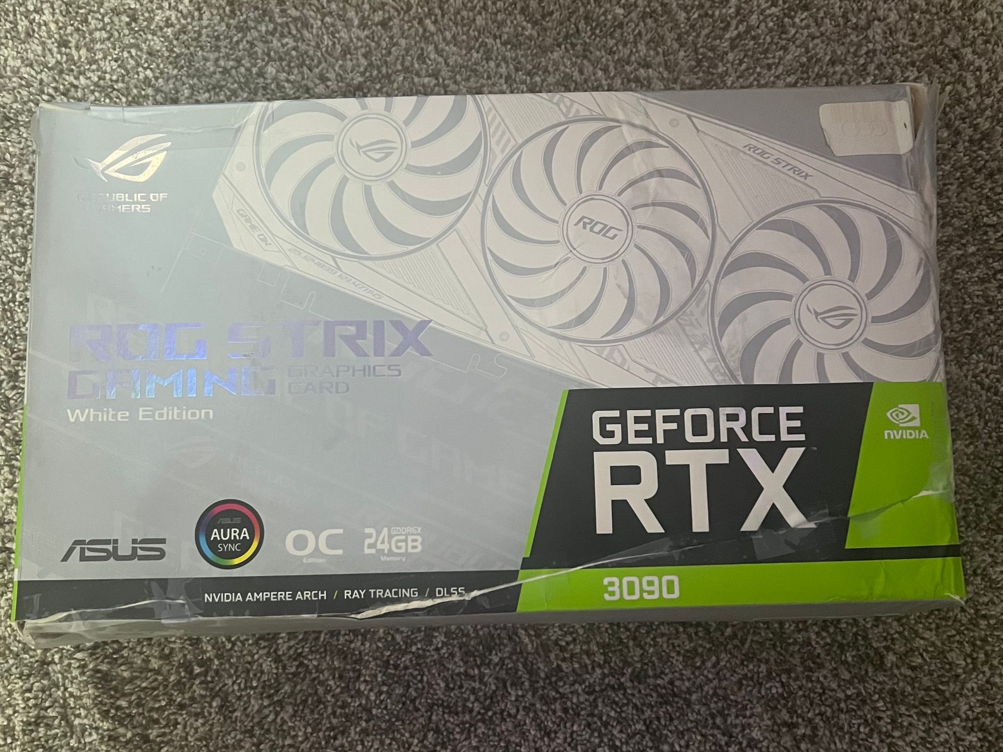 ASUS ROG Strix GeForce RTX 3090 OC White Edition 24GB GDDR6X