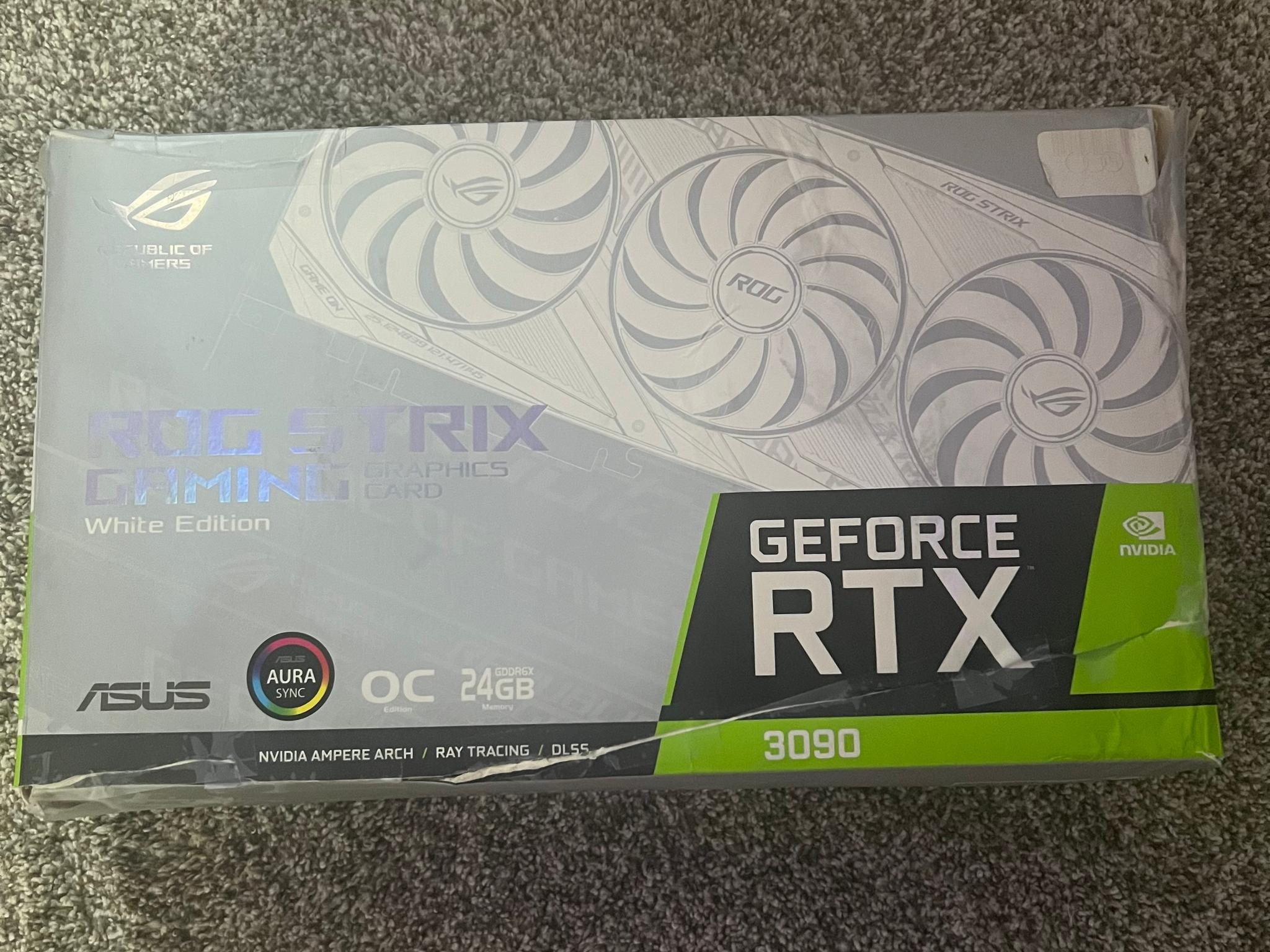 ASUS ROG Strix GeForce RTX 3090 OC White Edition 24GB GDDR6X