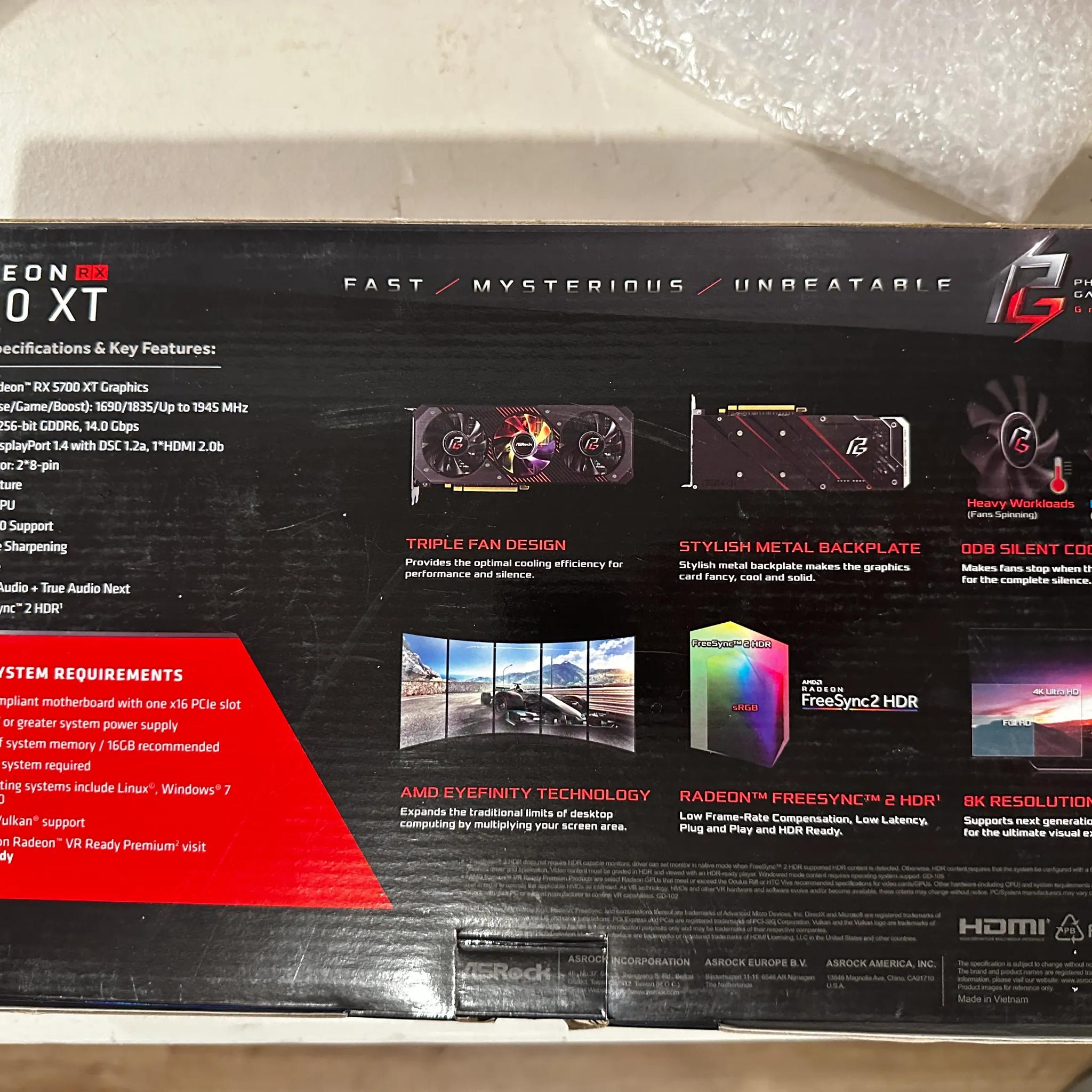 ASRock Phantom Gaming Radeon 5700XT