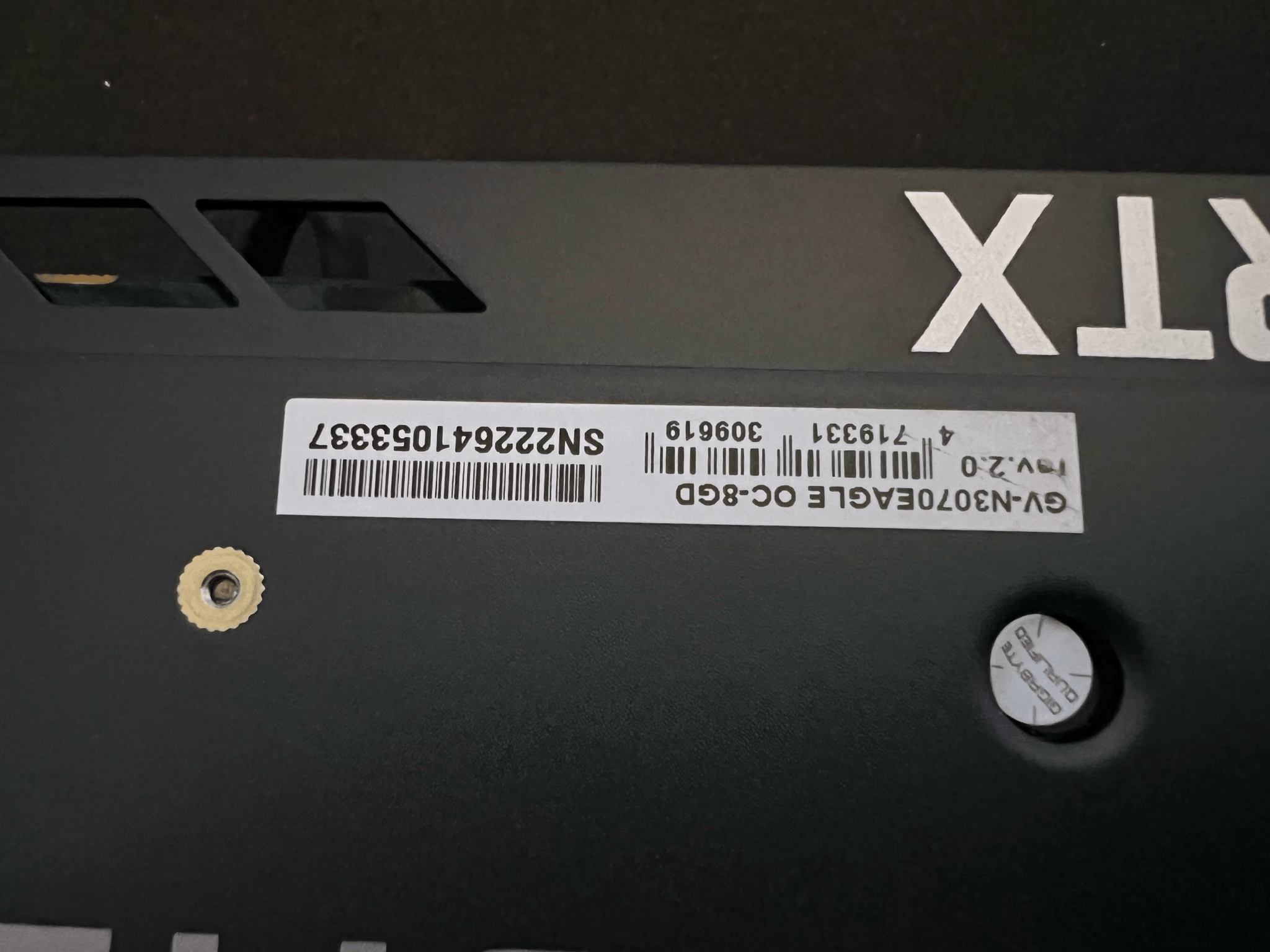 Gigabyte GeForce RTX 3070