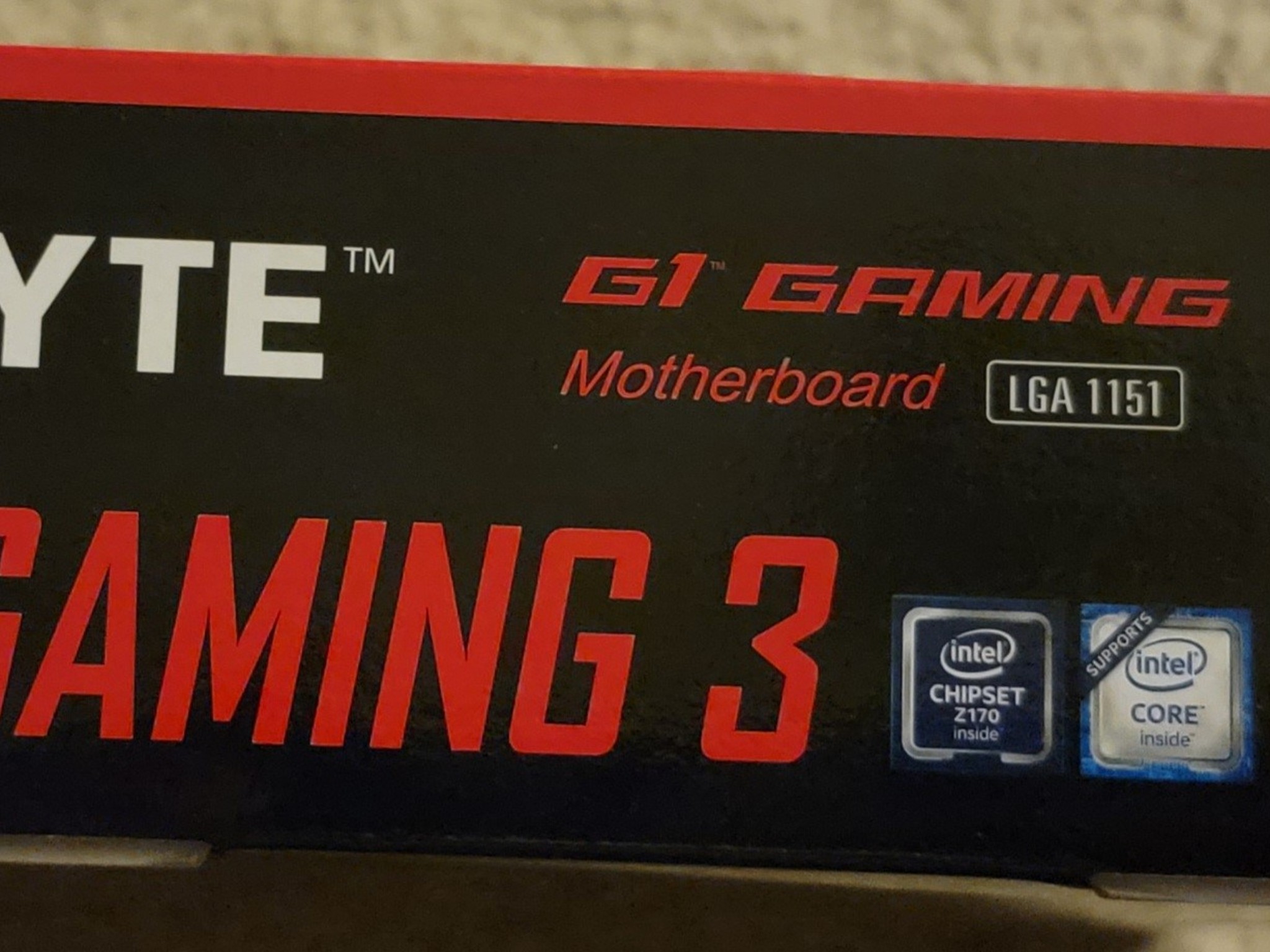 Gigabyte GA-Z170X-Gaming 3 LGA 1151 ATX Motherboard With Original Box