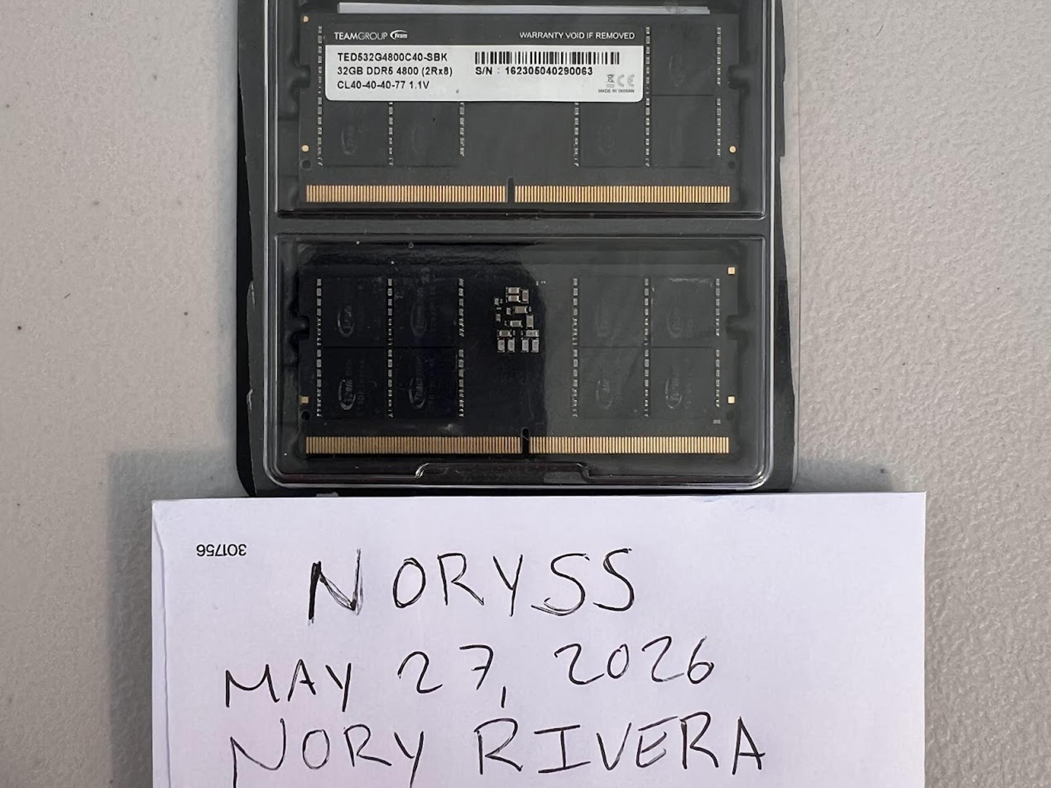 TeamGroup 4800 SoDIMM DDR5 64GB kit