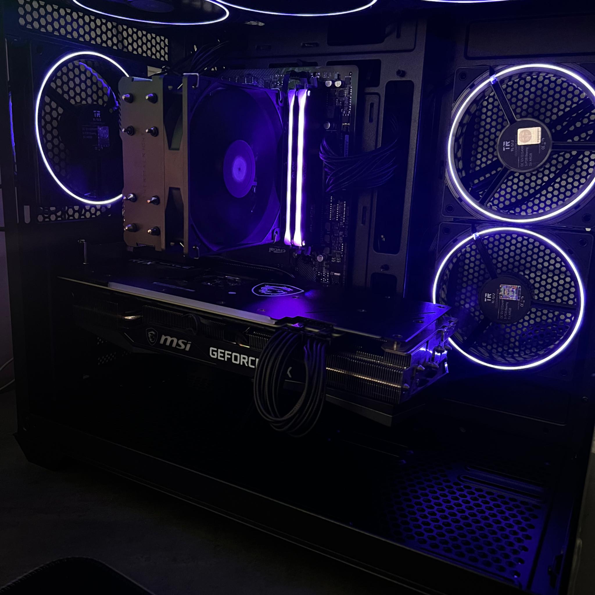 RYZEN 7 3700X + 3070 TI All Black Micro-ATX Custom Gaming PC