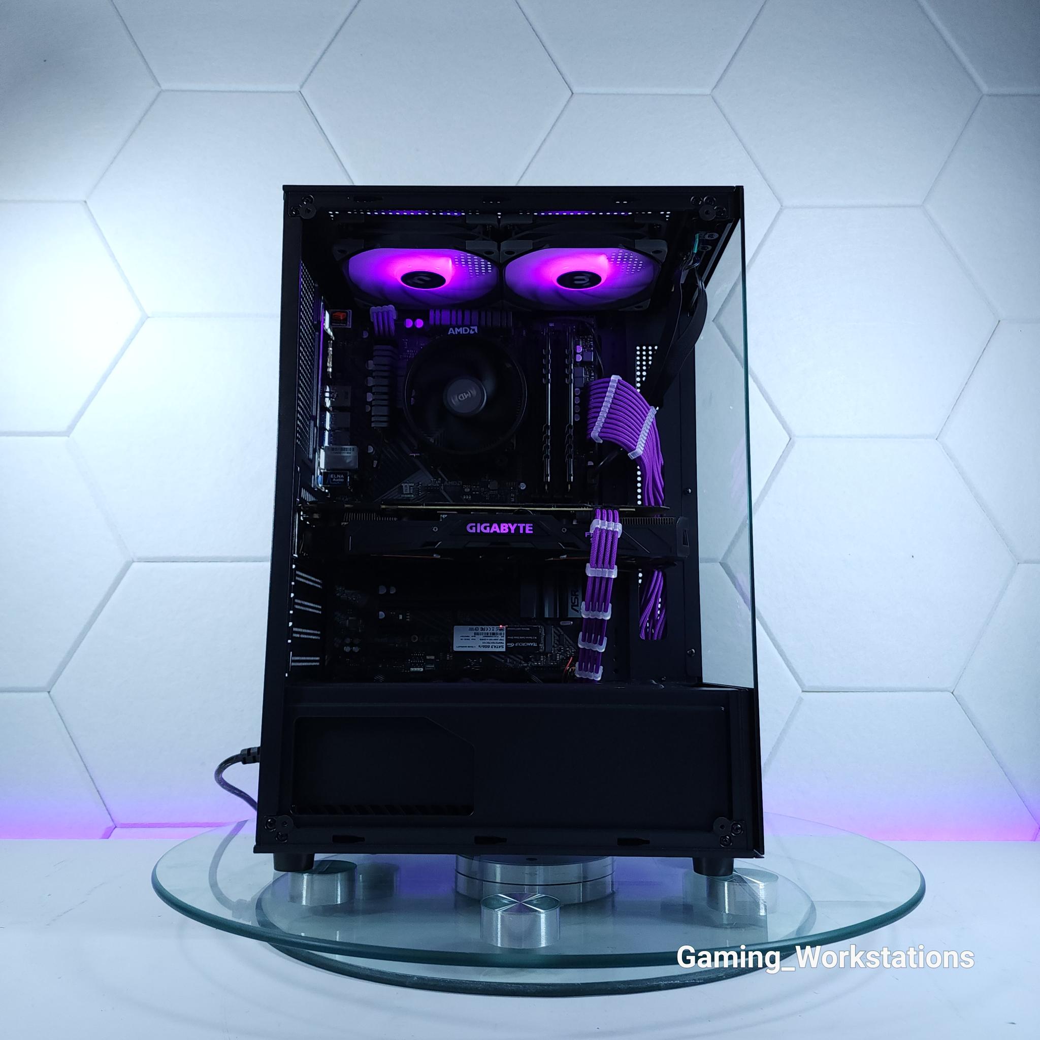 💜GTX 1070Ti●Ryzen 3 4100●1080p Gaming Computer