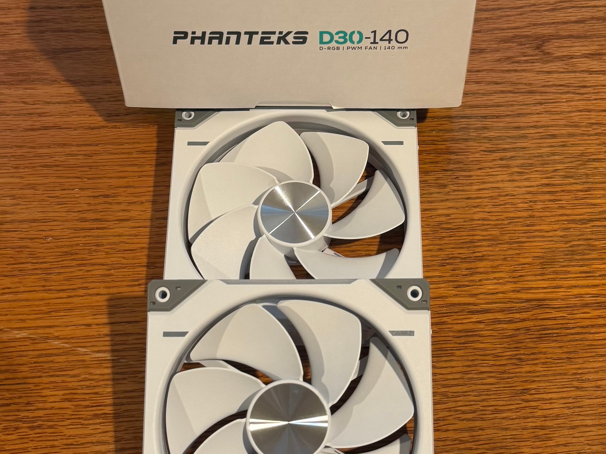 Phanteks D30-140 DRGB PWM FAN 3pack, Reverse Airflow Model - Quantity: 6