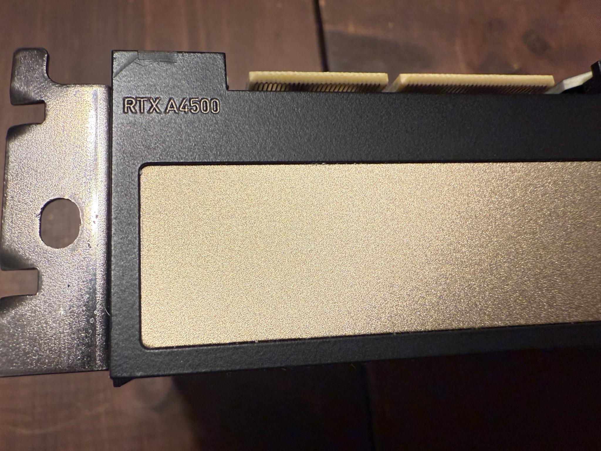 NVIDIA RTX A4500 GPU 20GB VRAM