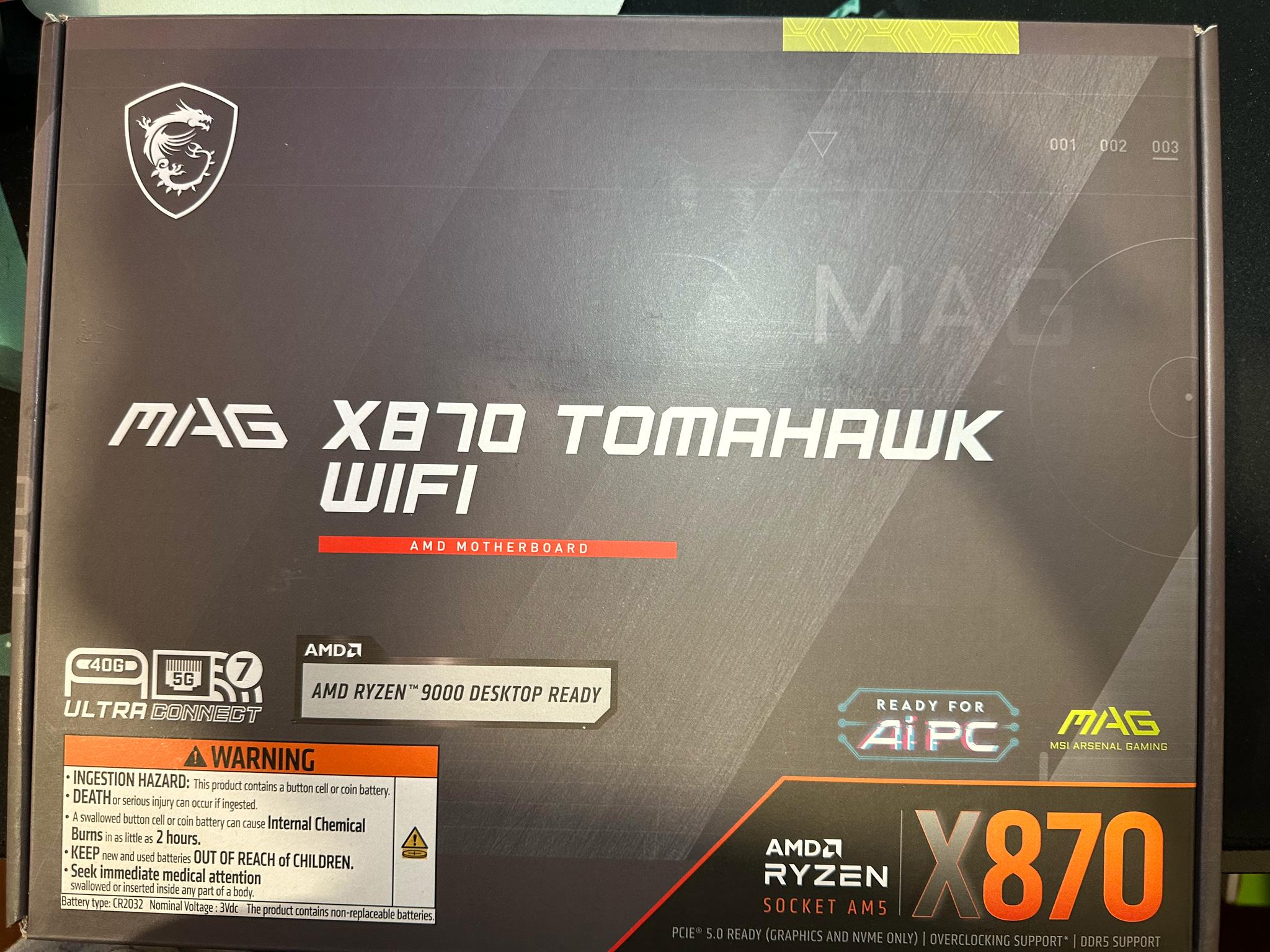 MSI MAG X870 Tomahawk