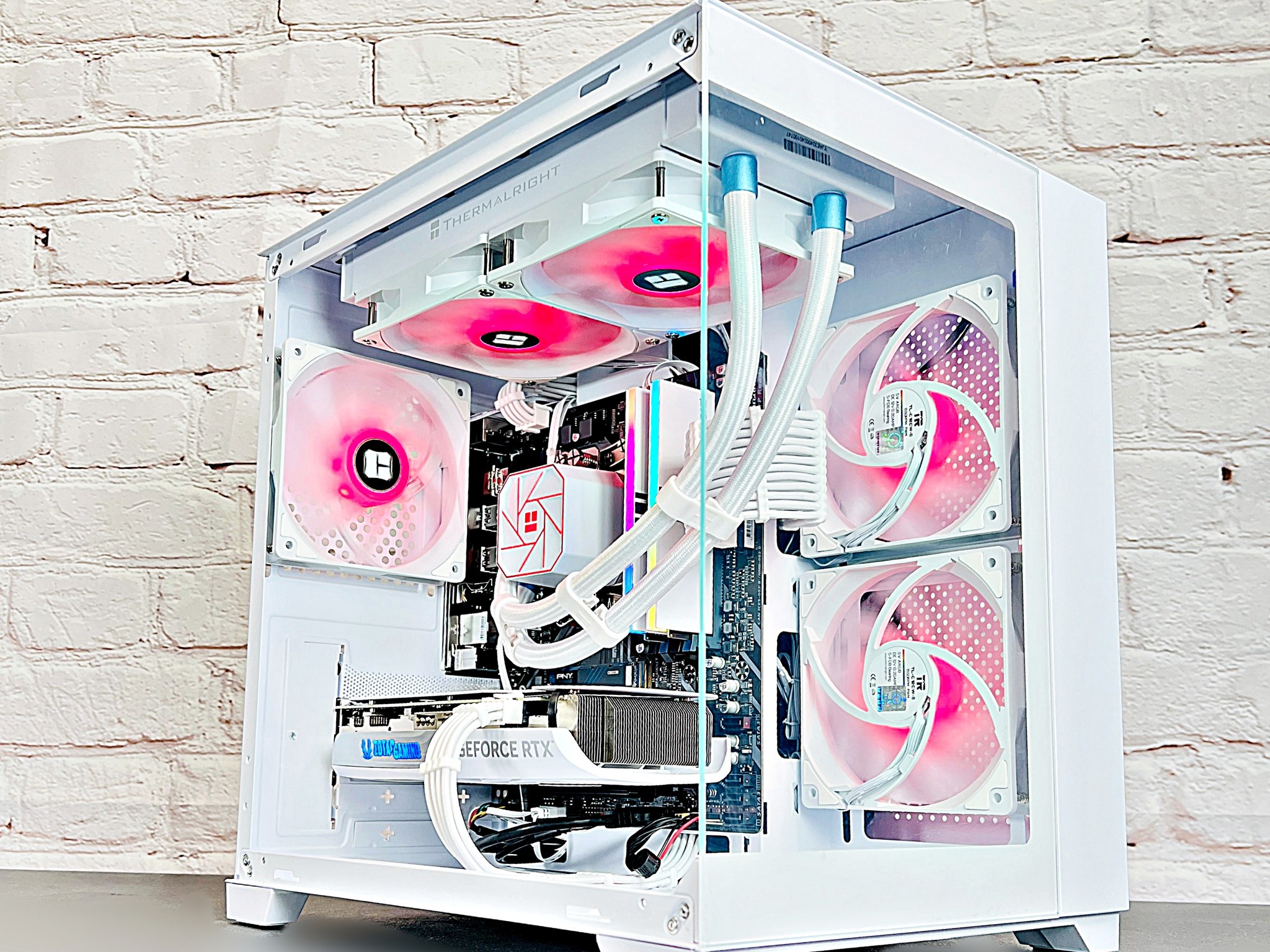 Liquid Cooled RTX 4070 Ryzen 5 5600X 16GB RAM 1TB M.2 Win 11 Gaming PC