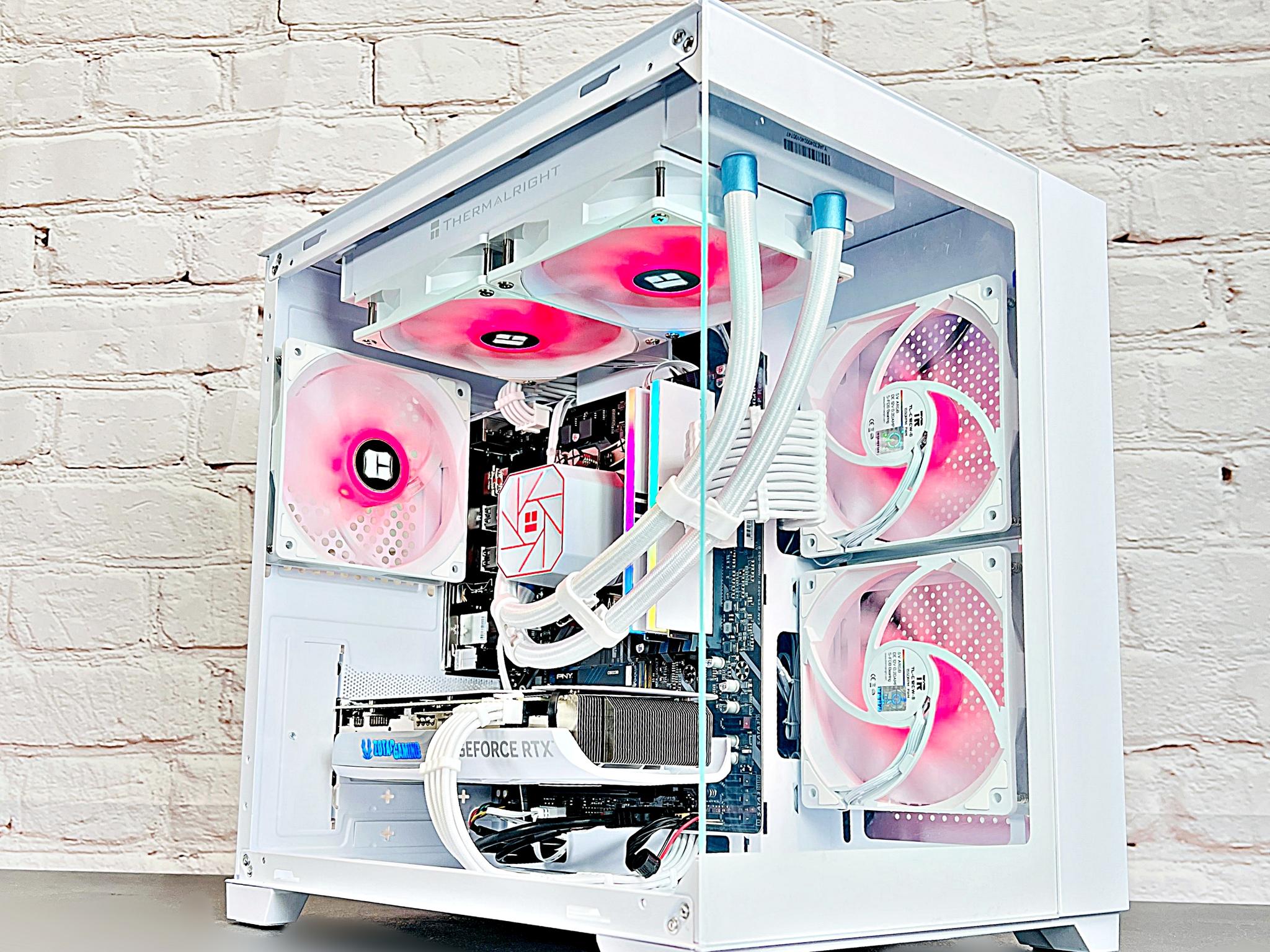 Liquid Cooled RTX 4070 Ryzen 5 5600X 16GB RAM 1TB M.2 Win 11 Gaming PC