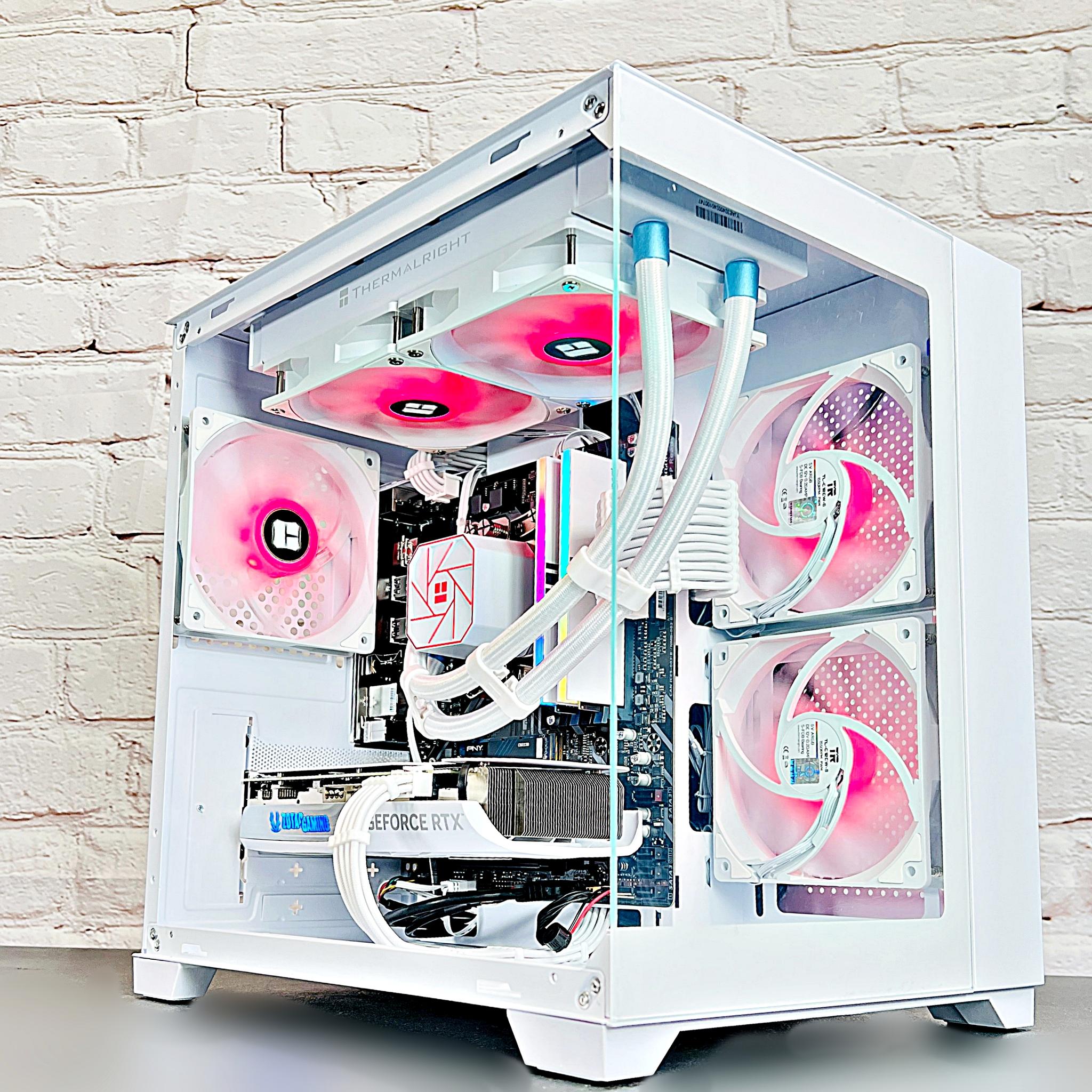 Liquid Cooled RTX 4070 Ryzen 5 5600X 16GB RAM 1TB M.2 Win 11 Gaming PC