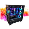Watercooled: RX 6600 + Ryzen 7 + 16GB RGB RAM + 512GB SSD, 6 RGB Fans ( Black Gaming PC )