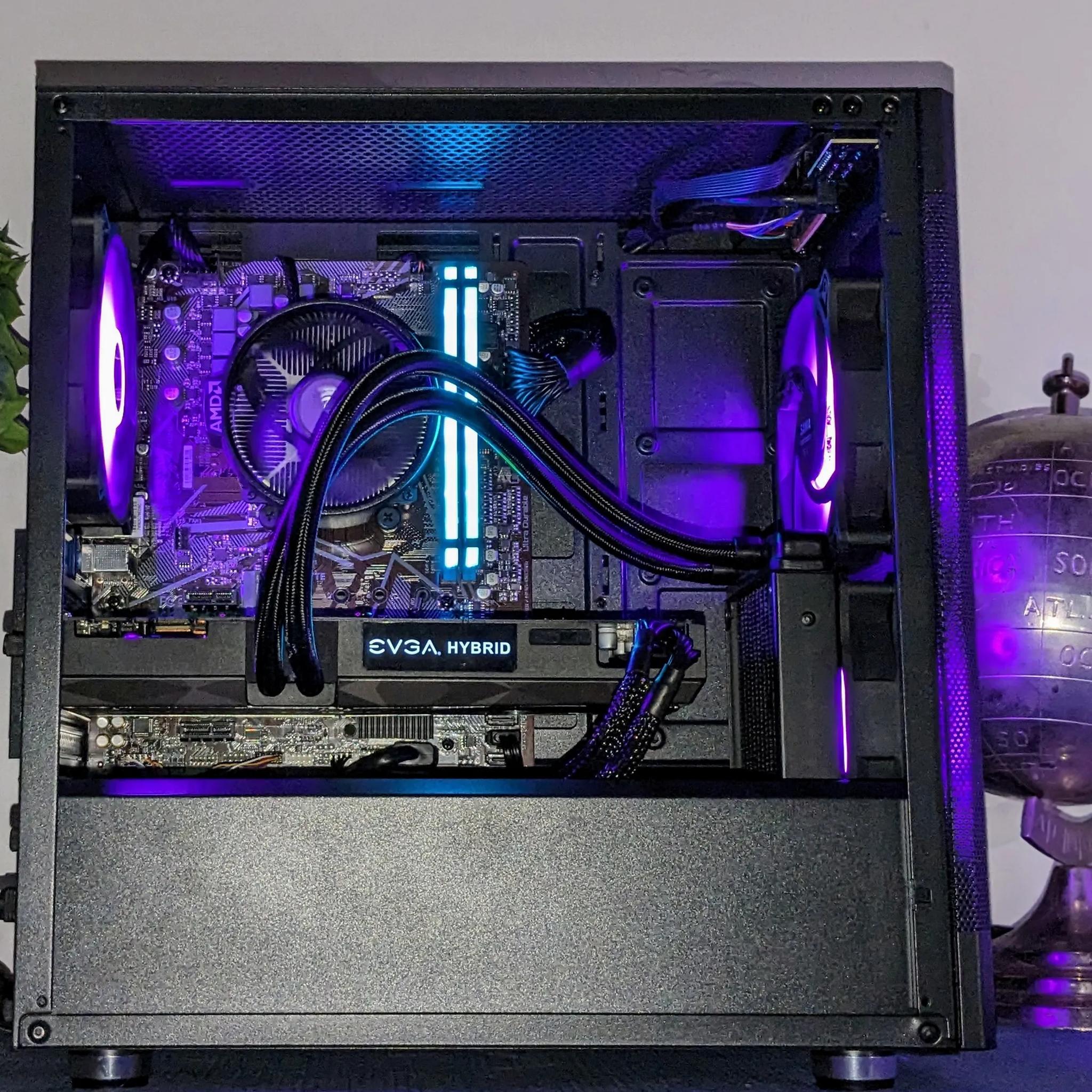 Dark Nitro(Hybrid)(💦+⚡️)| GTX1080 8GB| Ryzen 5| 16GB DDR4 RAM| 750GB Samsung EVO| Windows 11