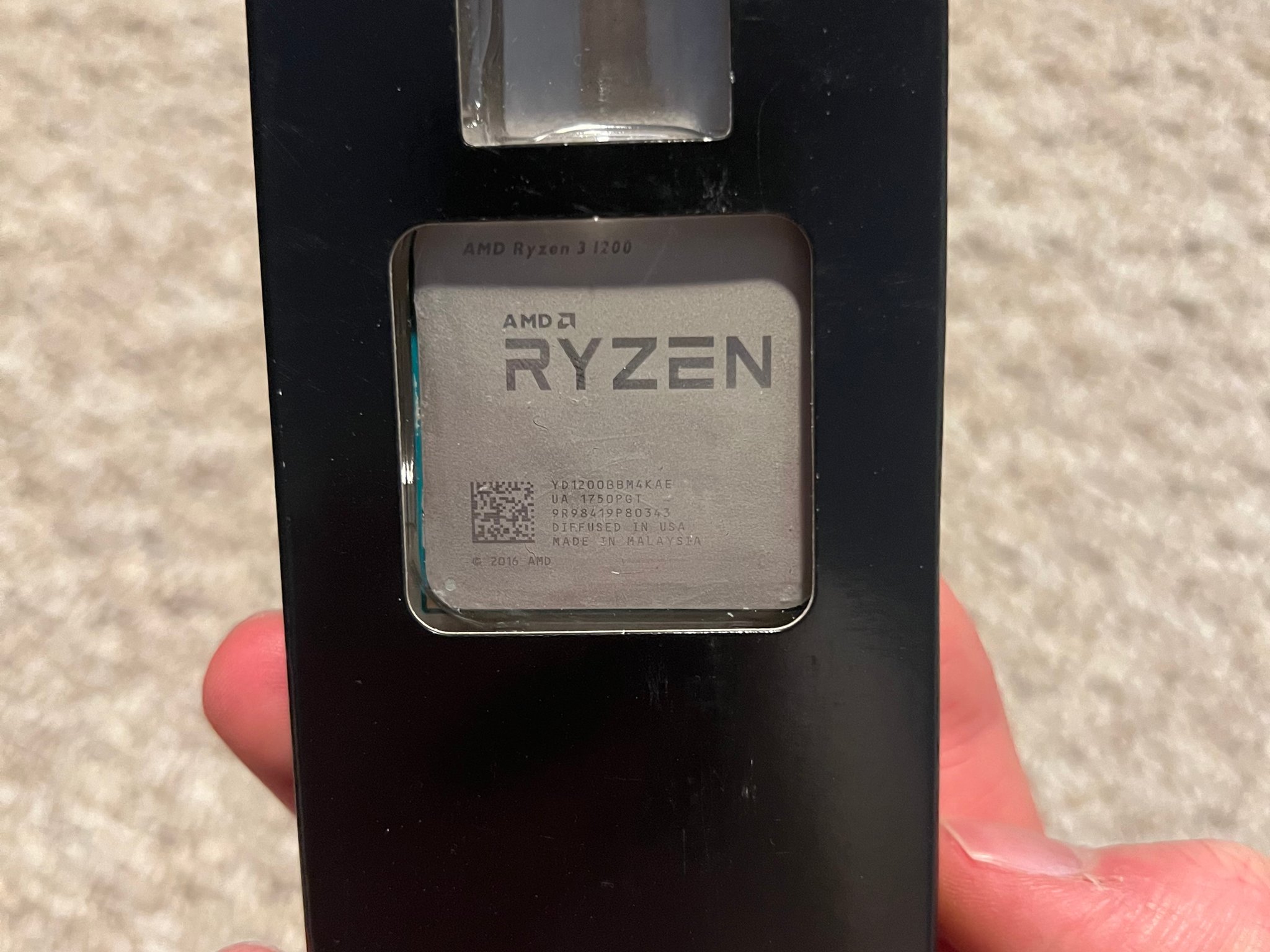 AMD Ryzen 3 1200 w/ Wraith Stealth Cooler
