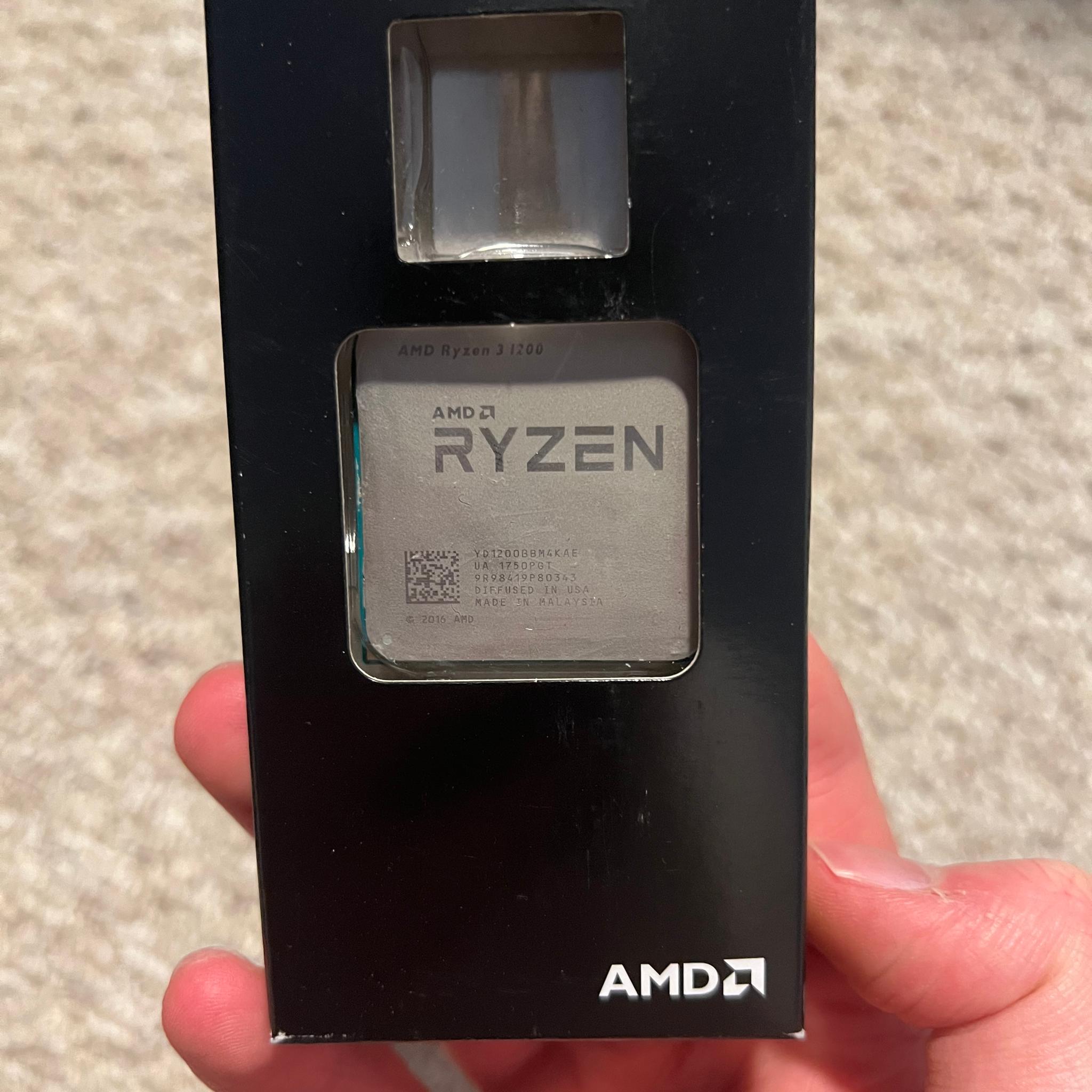 AMD Ryzen 3 1200 w/ Wraith Stealth Cooler