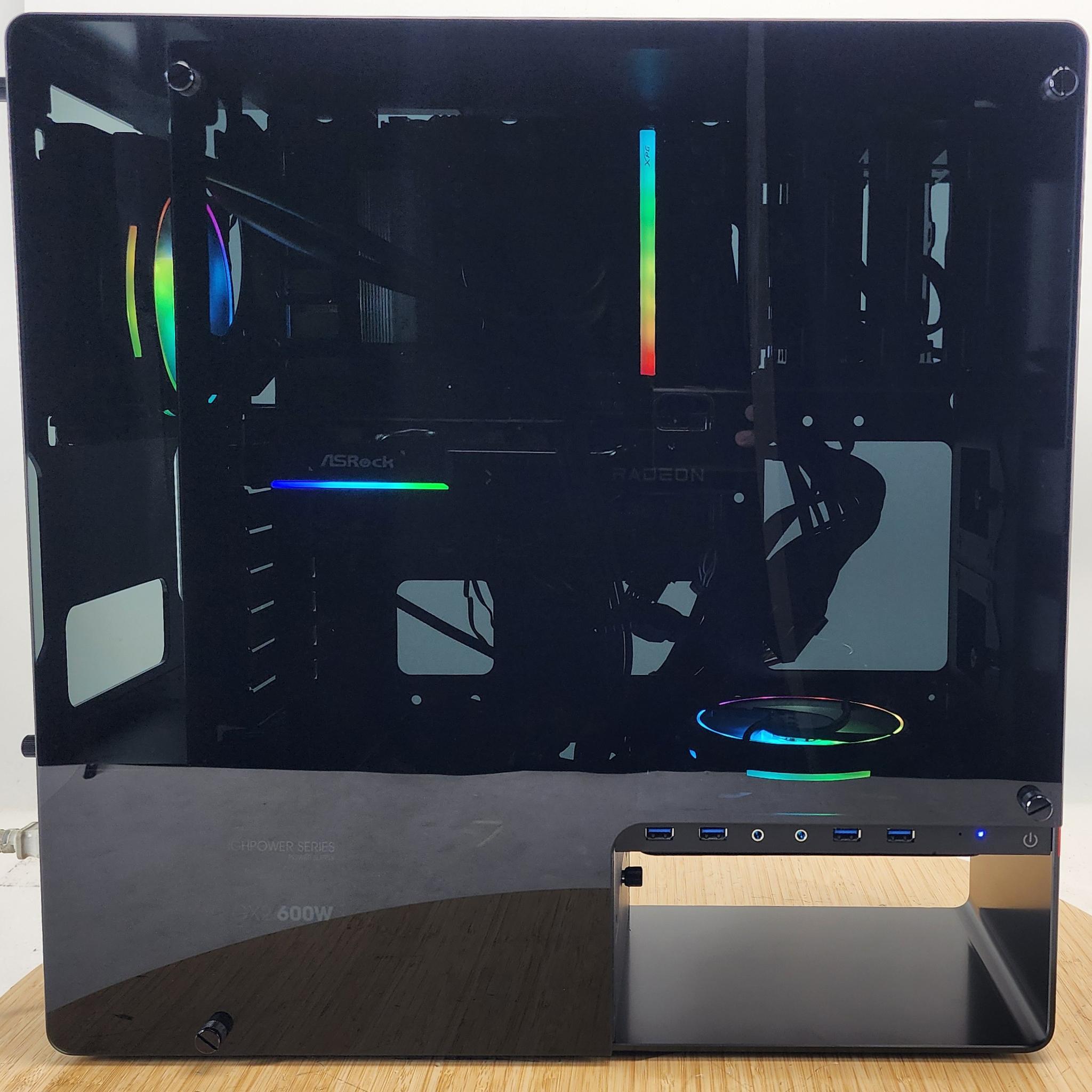 Gaming PC Ryzen 5 7600X 16GB RAM 500GB SSD RX 9060 8GB Windows 11 Computer