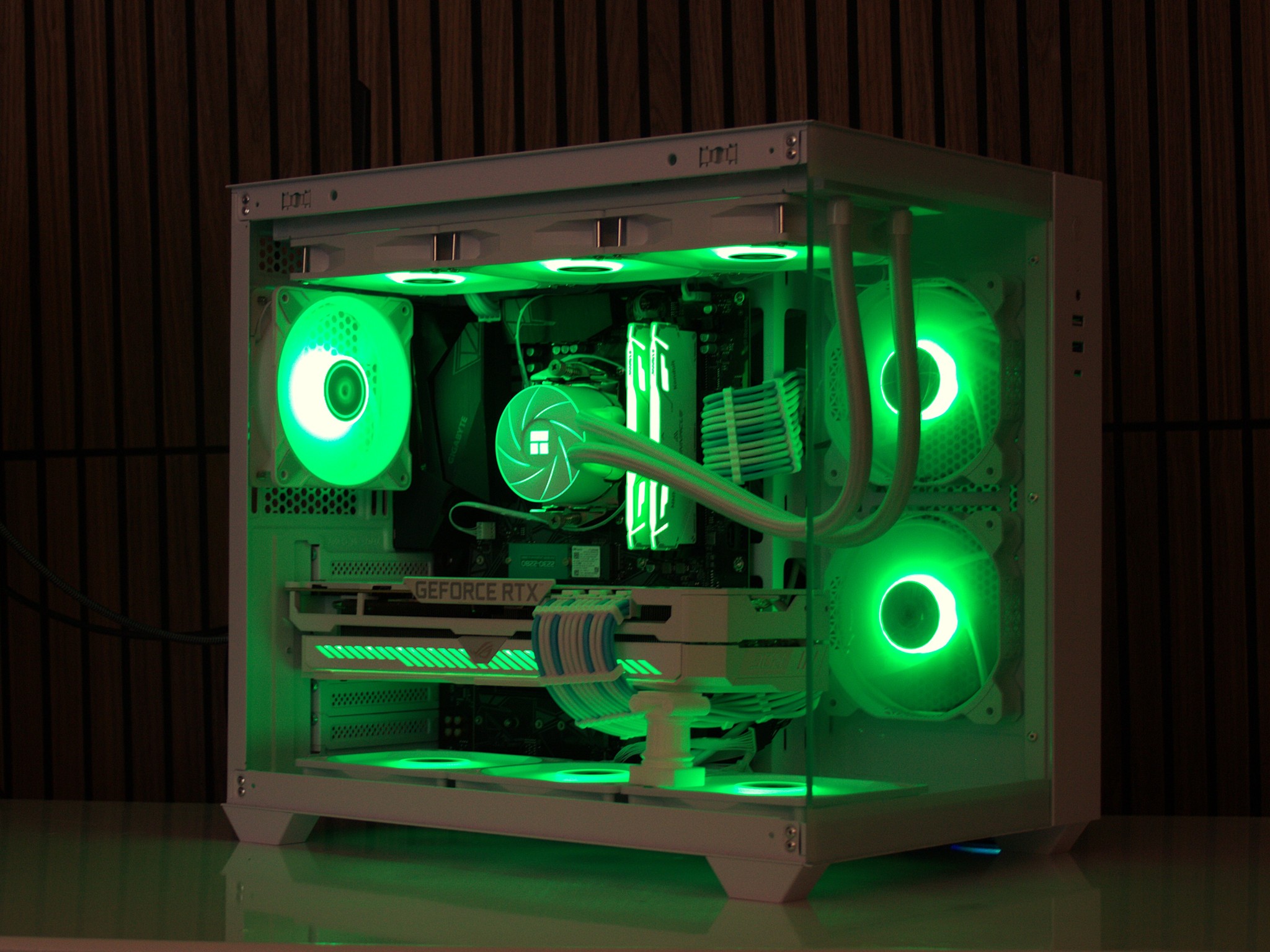 White Build 💻 RTX 3080 Gaming PC 💻| Ryzen 7 5800XT | 1TB nvme |DDR4 | 32GB RAM | B550 | Windows11