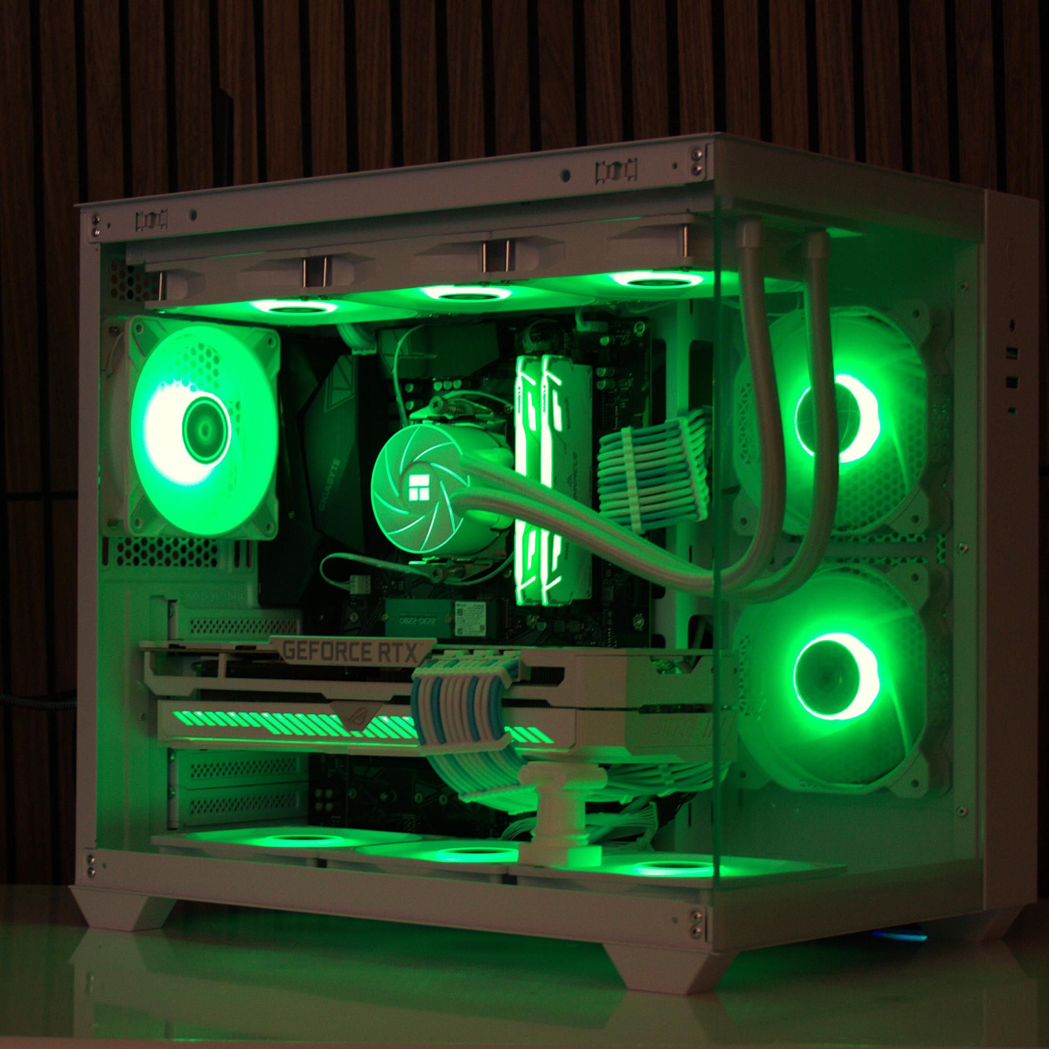 White Build 💻 RTX 3080 Gaming PC 💻| Ryzen 7 5800XT | 1TB nvme |DDR4 | 32GB RAM | B550 | Windows11