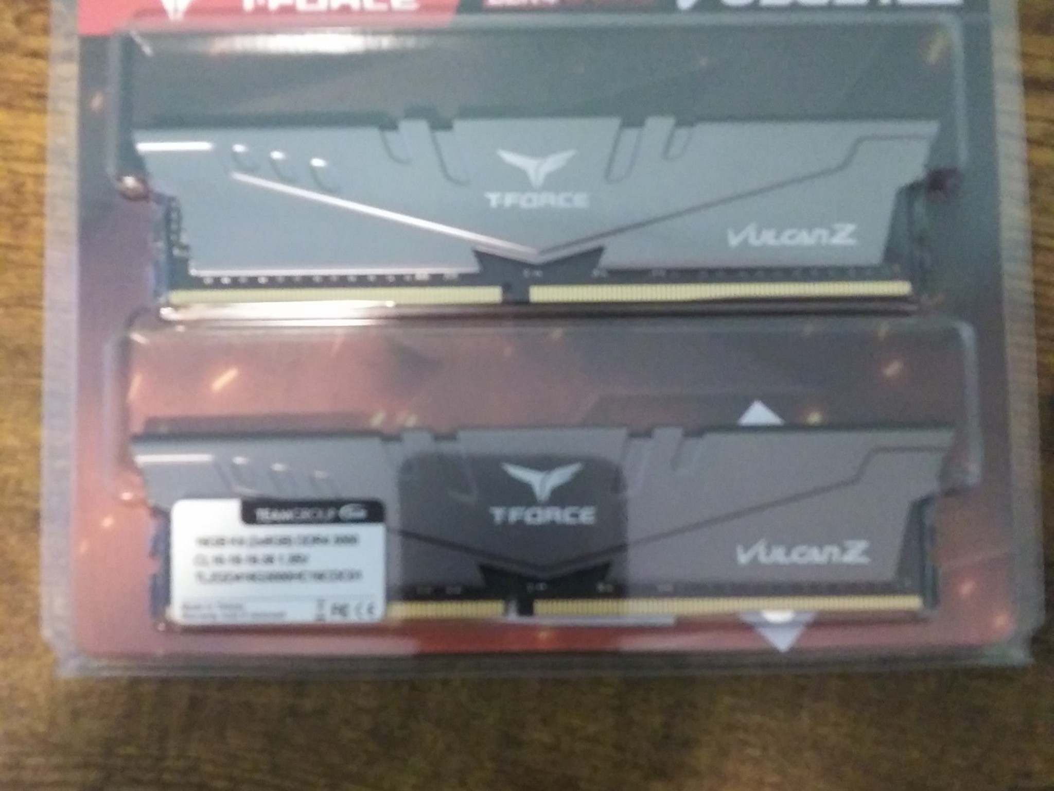 Used TeamGroup T-Force Vulcan Z 16GB (2x8GB) 3000mhz