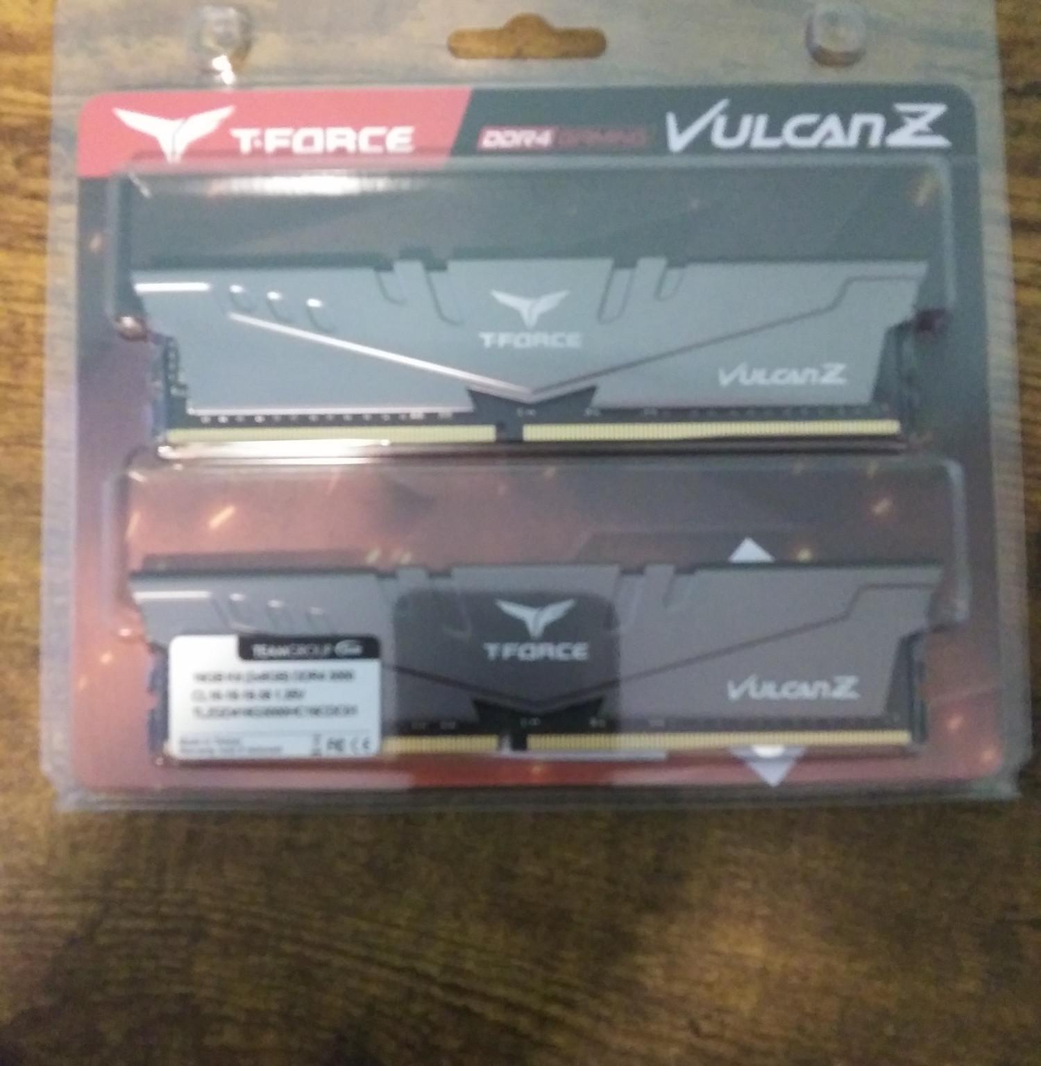 Used TeamGroup T-Force Vulcan Z 16GB (2x8GB) 3000mhz