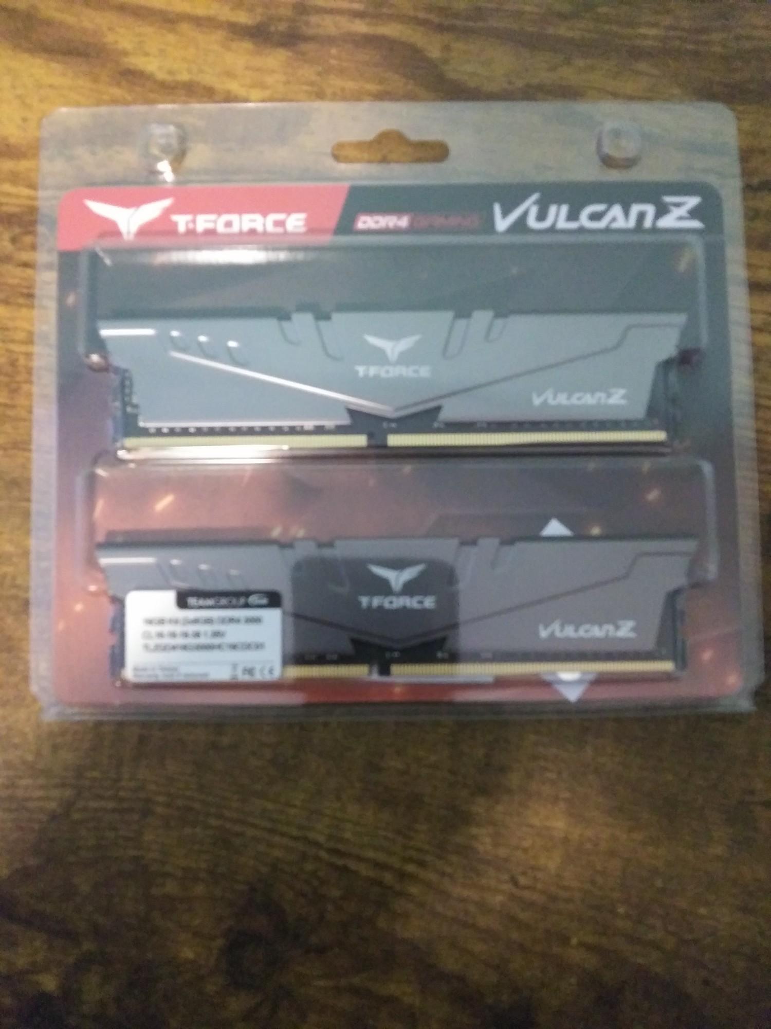 Used TeamGroup T-Force Vulcan Z 16GB (2x8GB) 3000mhz