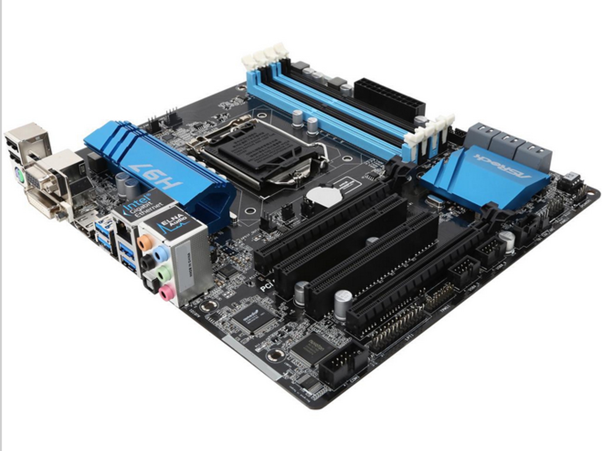 NEW ASRock Intel H97M Pro4 Motherboard, complete, sealed in original retail box