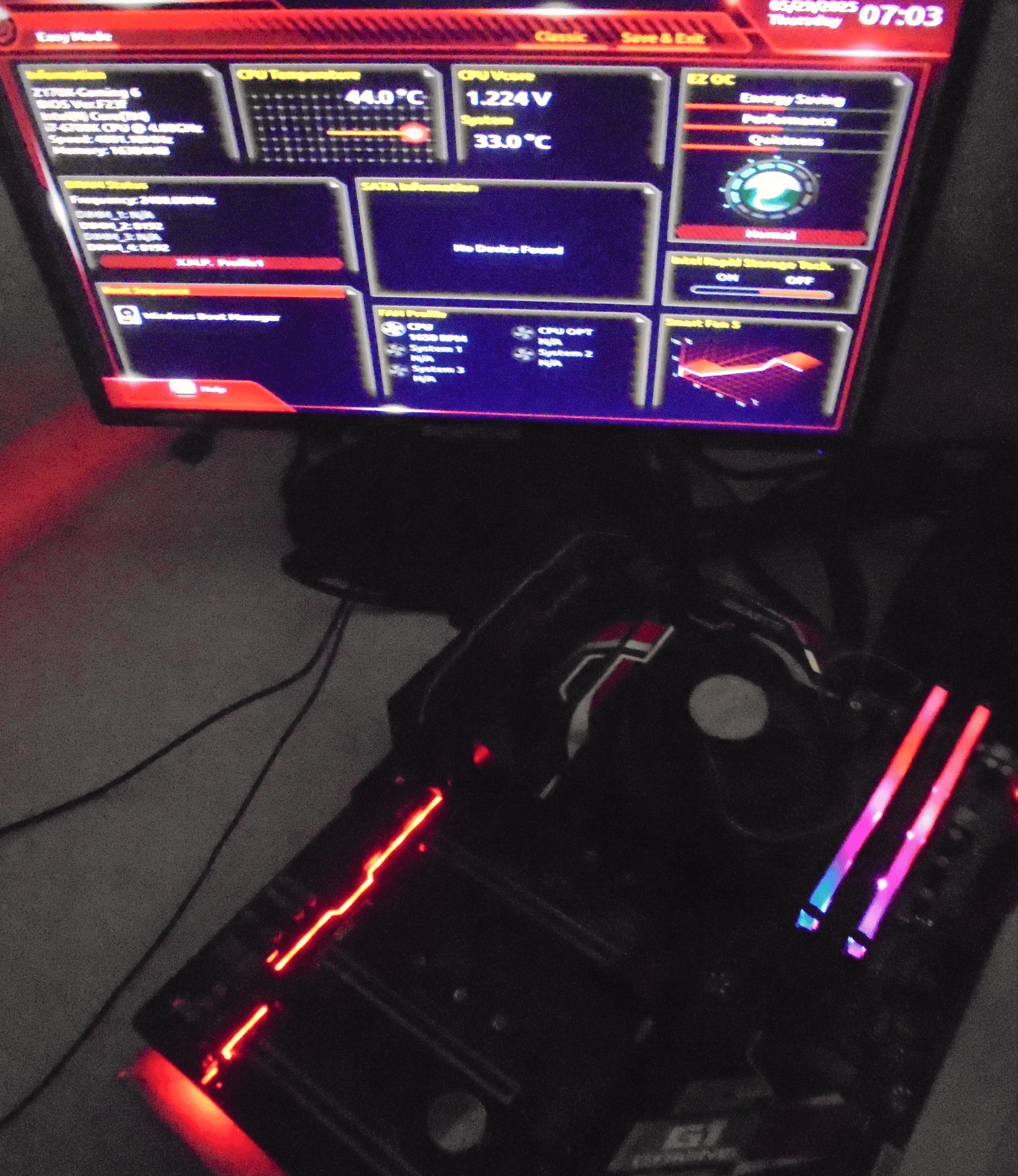 Gigabyte GA-Z170X-Gaming 6/Intel I7-6700K/16GB Asus Aura Ram/Original box