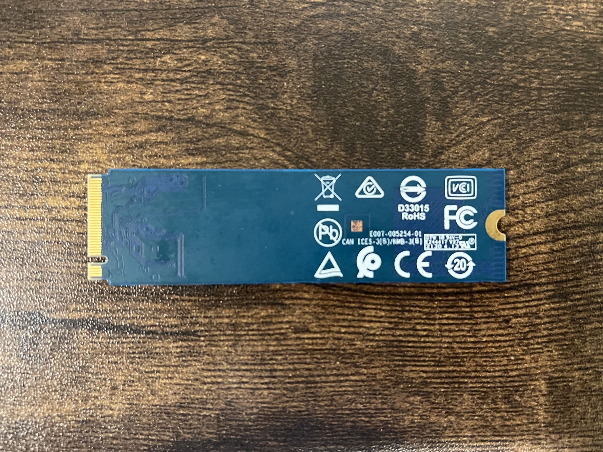 500GB PCIe Gen 3.0x4.0 M.2 NVMe SSD WD Blue SN550 - 95% Health